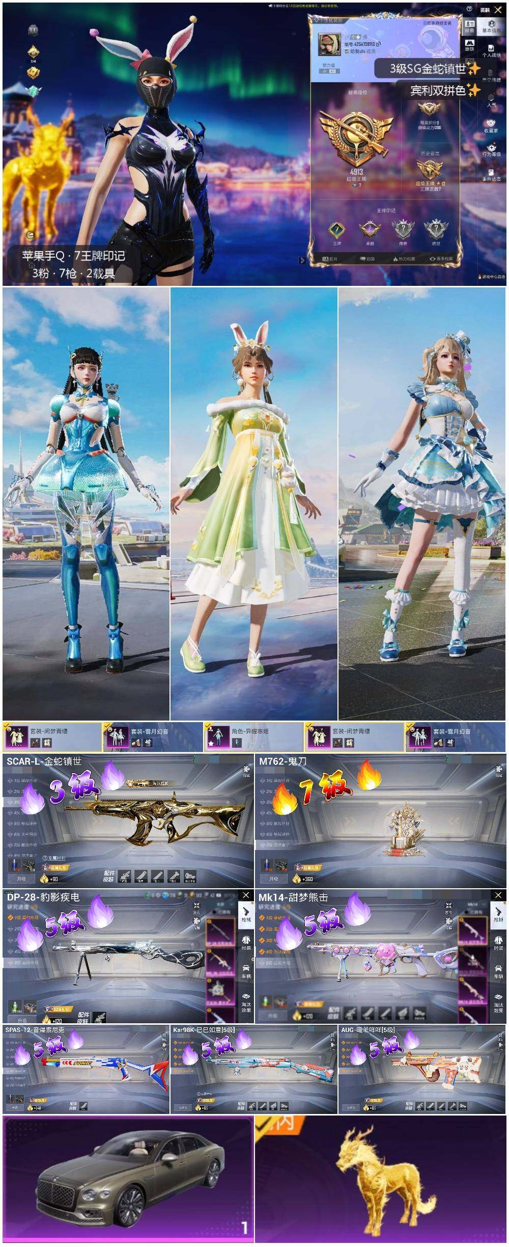 HPCMW3418472和平精英账号详情图2 HPCMW3418472和平精英账号详情图2