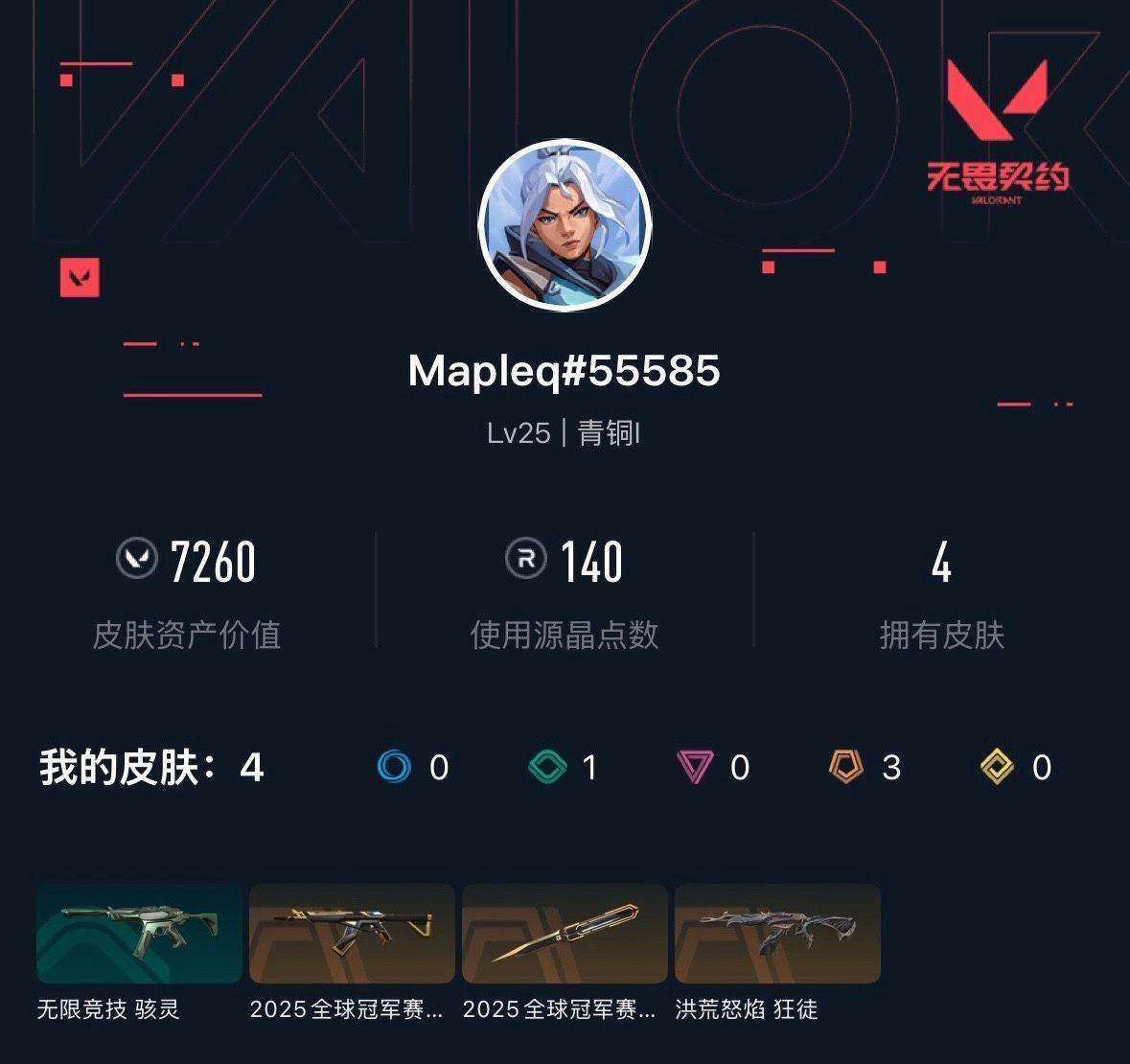 WWQXL325745无畏契约账号详情图2 WWQXL325745无畏契约账号详情图2