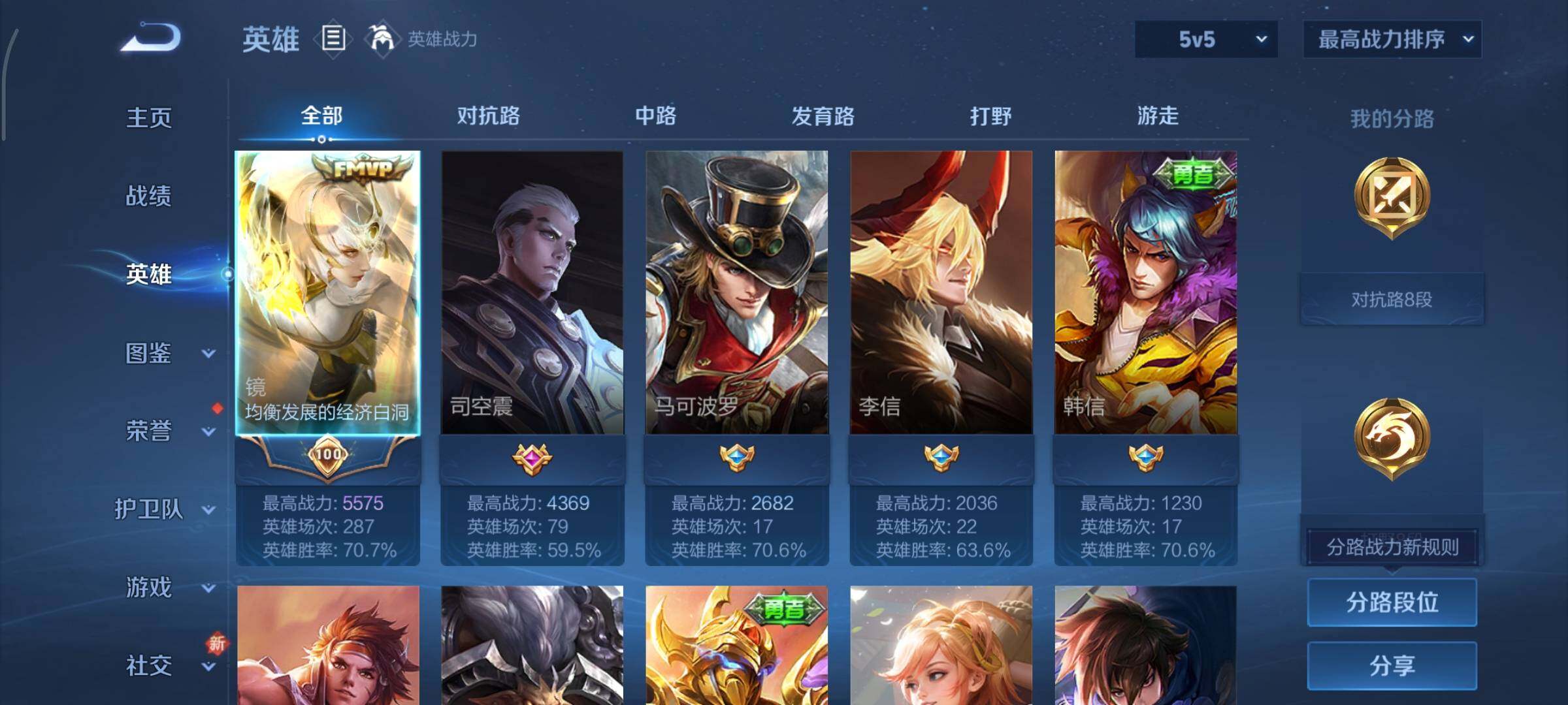 WZCMY3391199王者荣耀账号详情图3