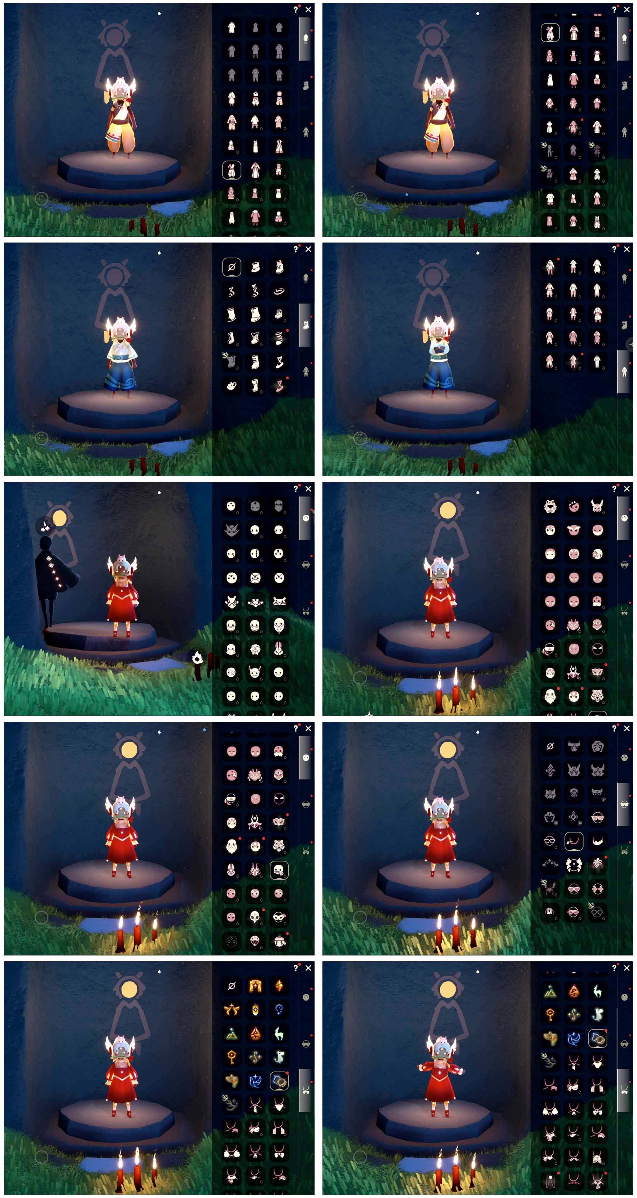 光遇账号iOS官服14季无翼白枭妮妮长裙海洋武士裤兔子鞋高马尾明制帽郡主头樱花头猫猫头美工衣详情看图，价格可刀
资源：蜡烛400    爱心  208  红烛  37 无翼
已毕业地图：无
毕业季节：表演季  破晓季