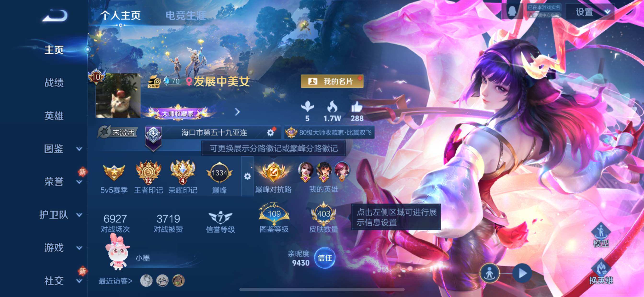 WZCMY3391185王者荣耀账号详情图2