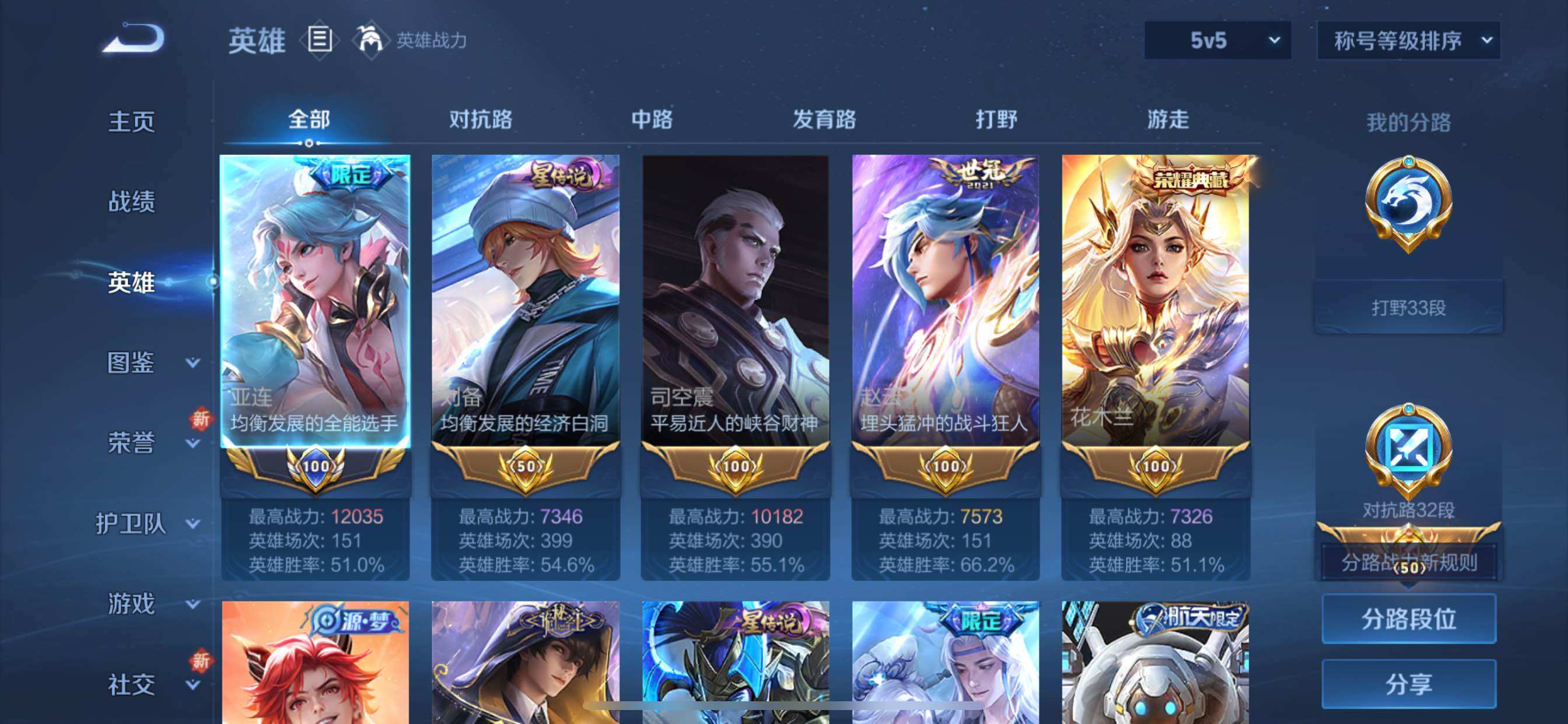 WZCMY3391185王者荣耀账号详情图3