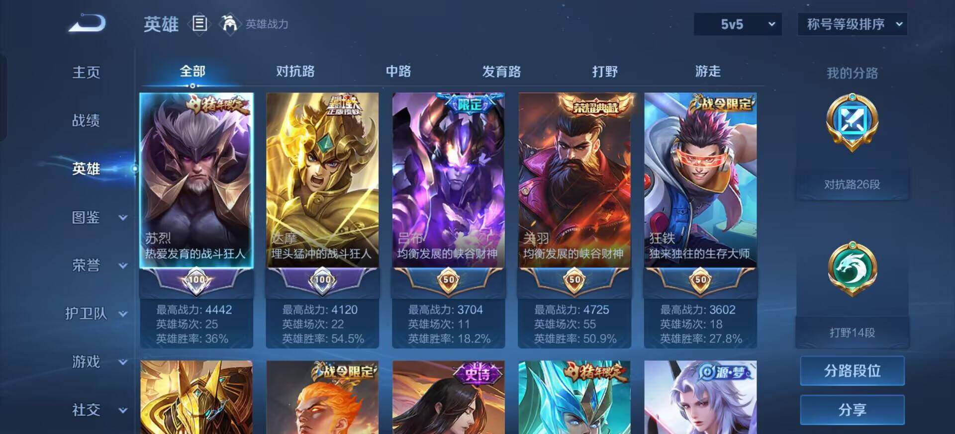 WZQM3392322王者荣耀账号详情图8