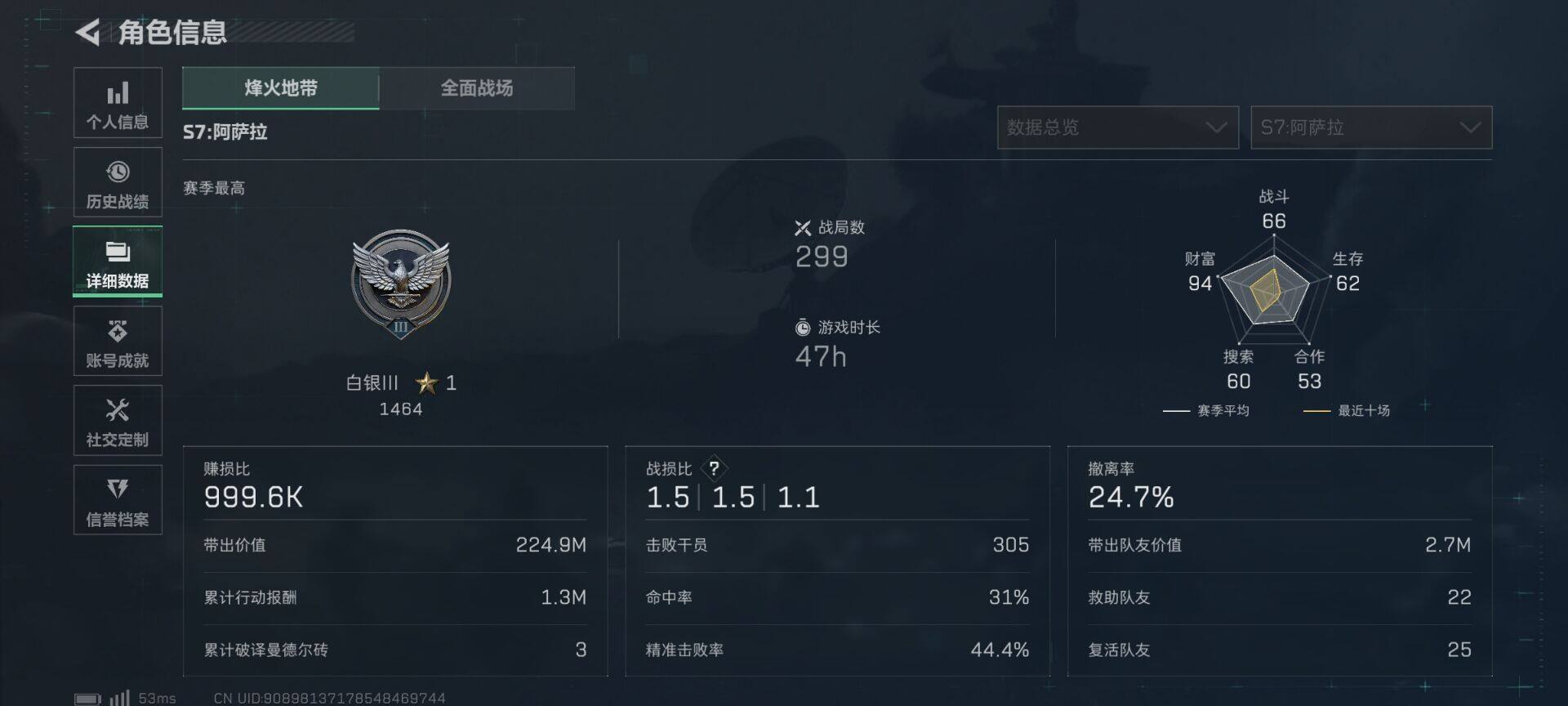 SJZQM371198三角洲行动账号详情图9 SJZQM371198三角洲行动账号详情图9