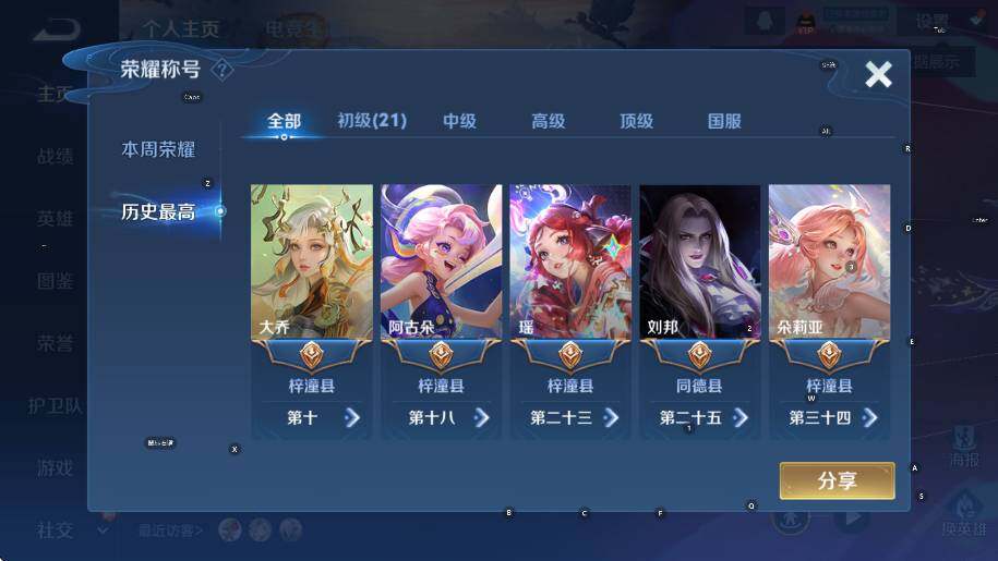 WZCMW3391034王者荣耀账号详情图11