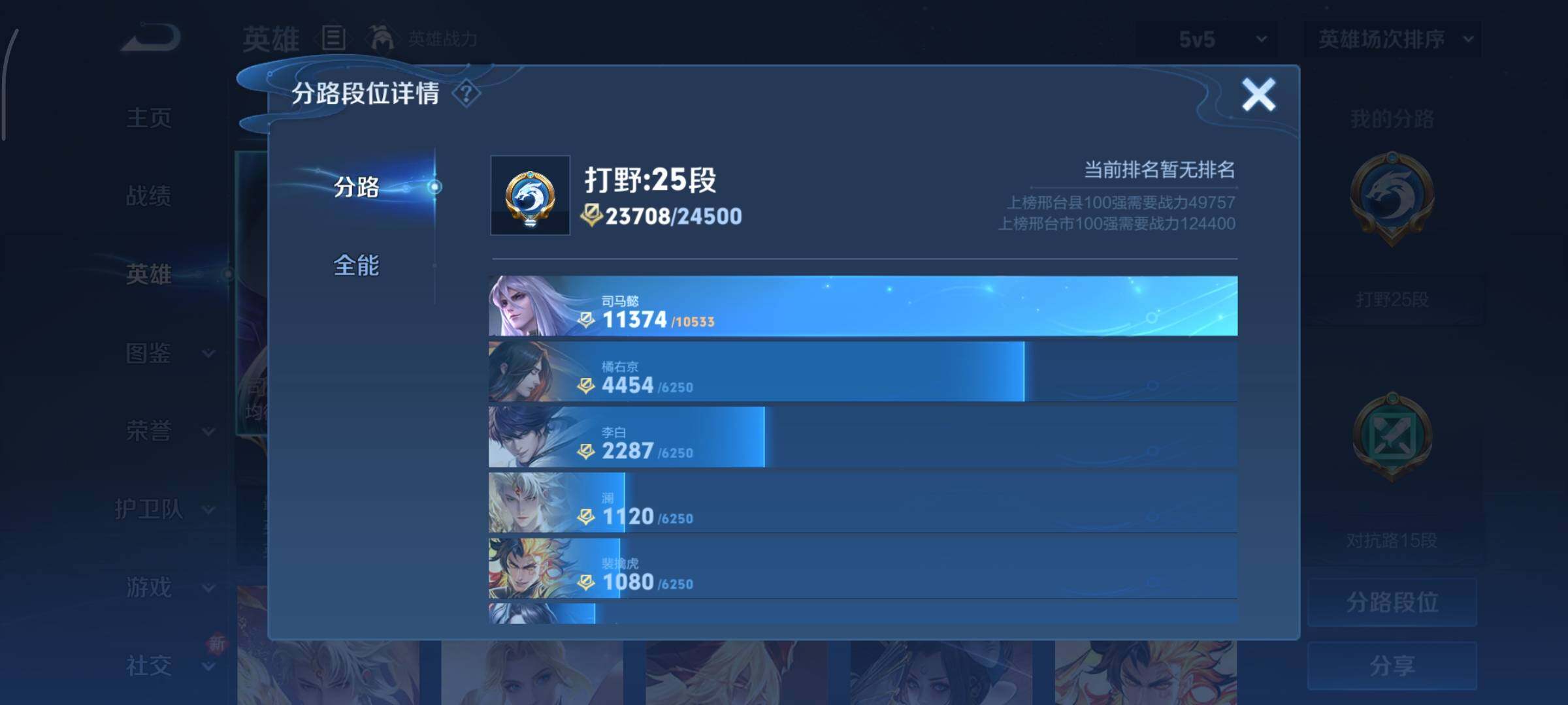 WZCMY3393133王者荣耀账号详情图4 WZCMY3393133王者荣耀账号详情图4