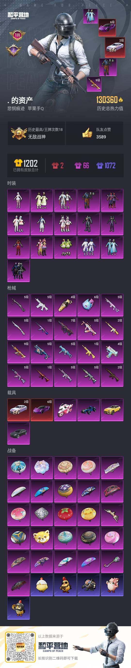 HPLX3405015和平精英账号详情图3 HPLX3405015和平精英账号详情图3