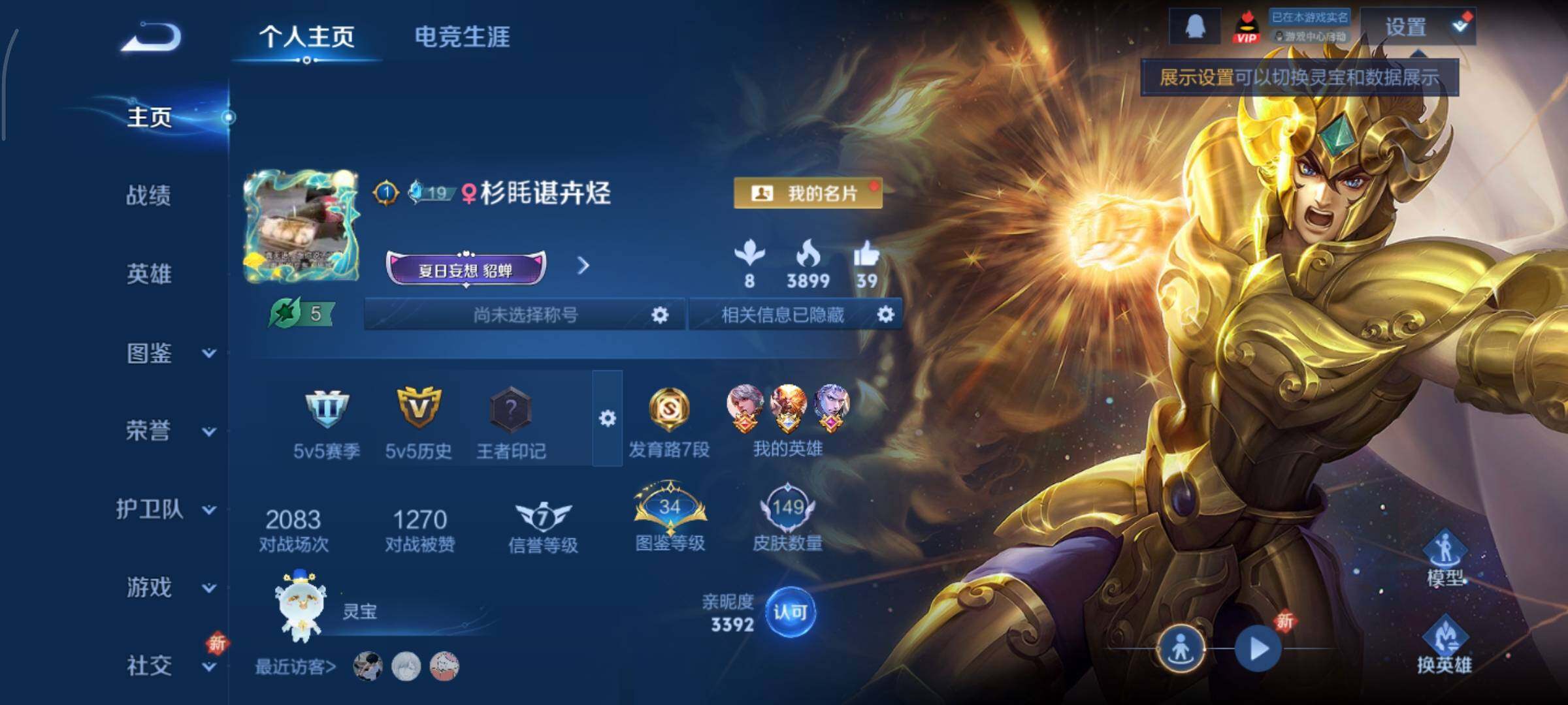 WZCMY3393153王者荣耀账号详情图2