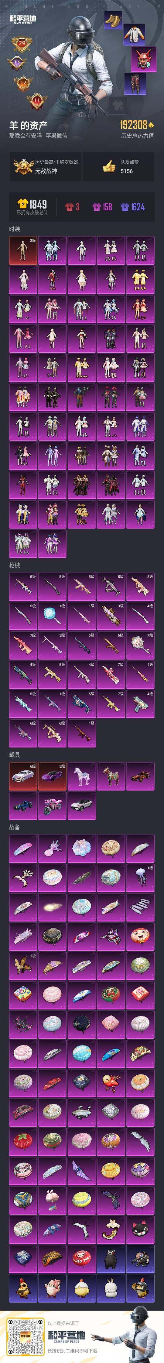 HPLX414519和平精英账号详情图3