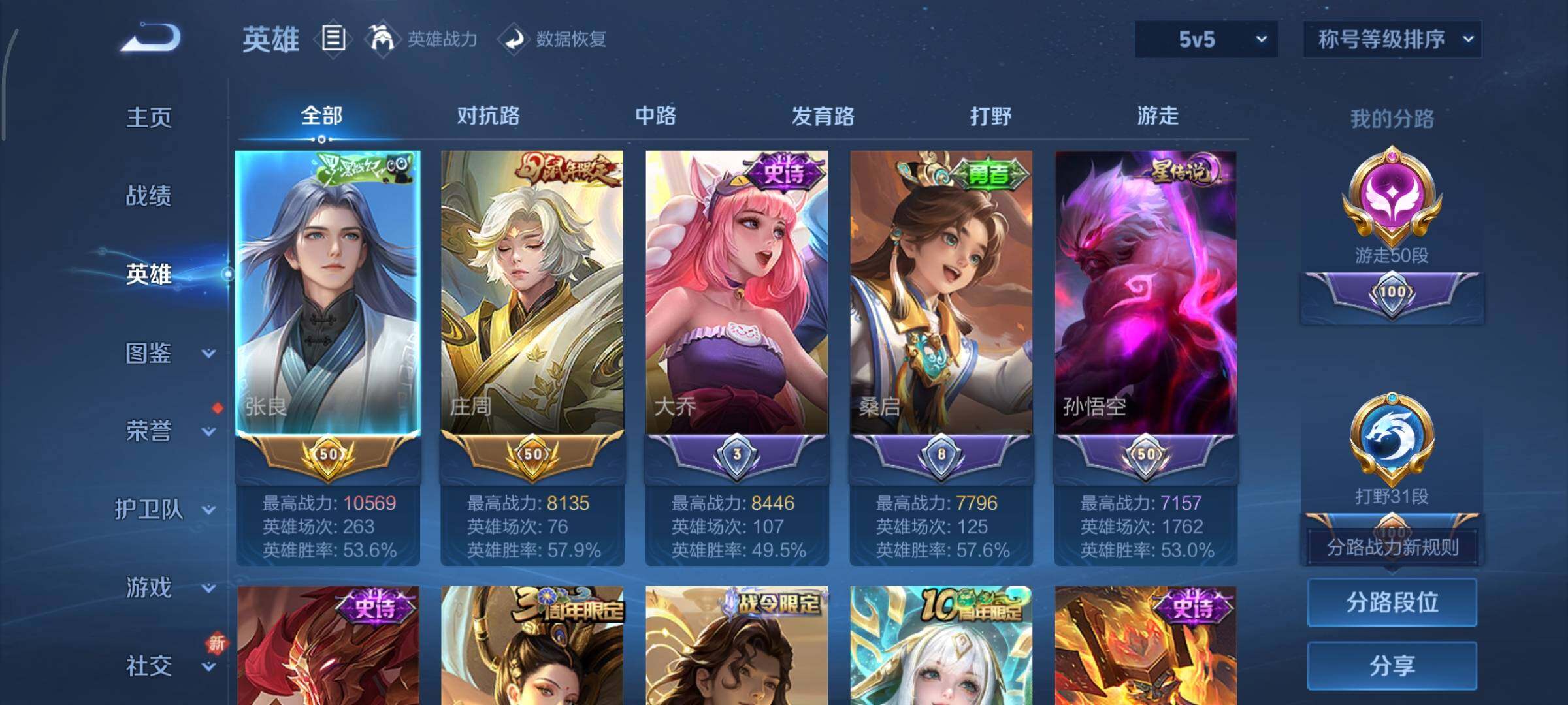 WZCMY3393147王者荣耀账号详情图3