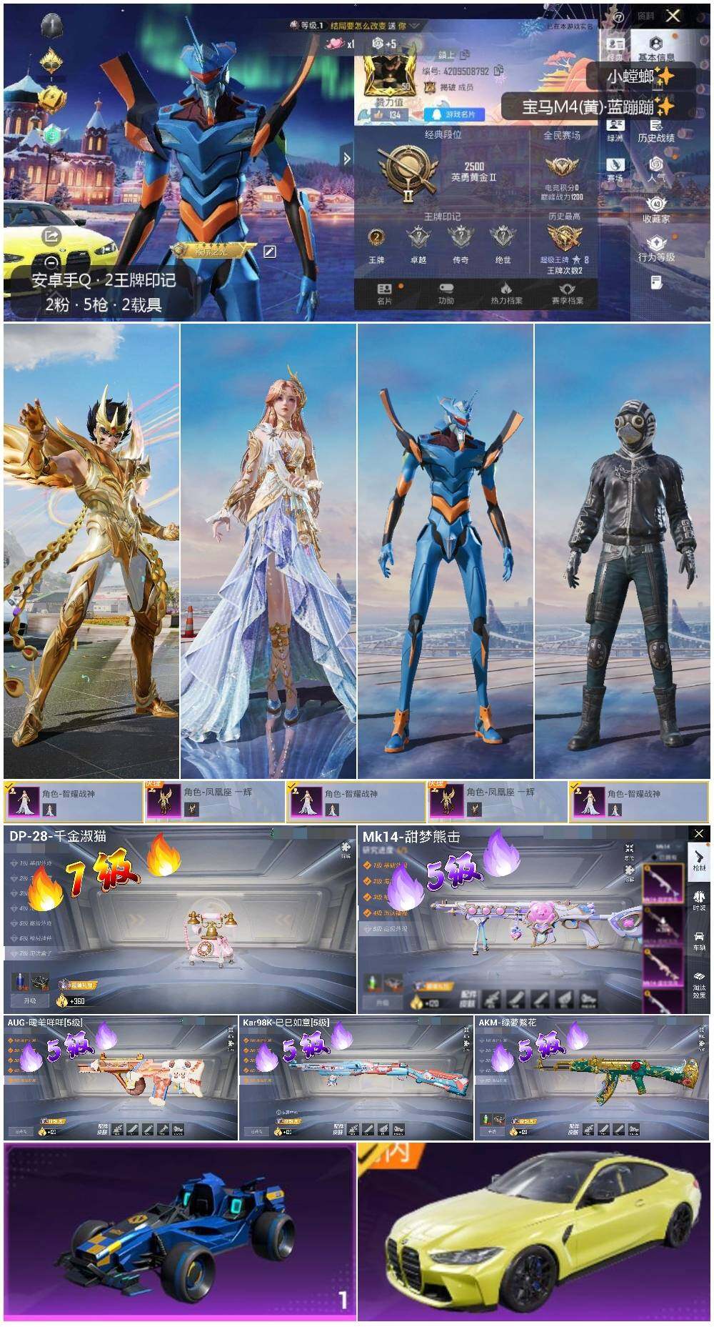 HPLX3403240和平精英账号详情图2 HPLX3403240和平精英账号详情图2