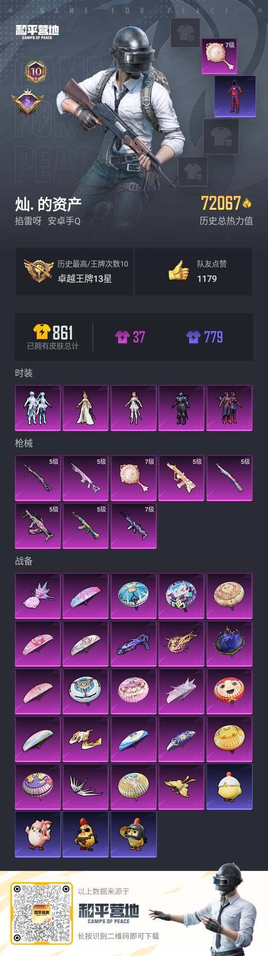 HPLE3403194和平精英账号详情图3 HPLE3403194和平精英账号详情图3