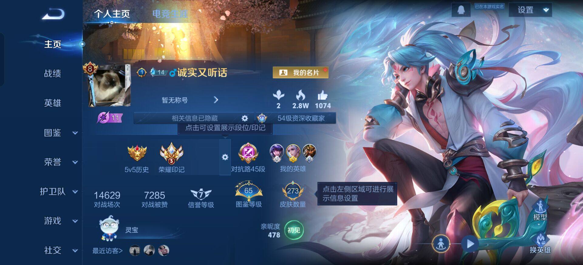 WZQM3393399王者荣耀账号详情图3