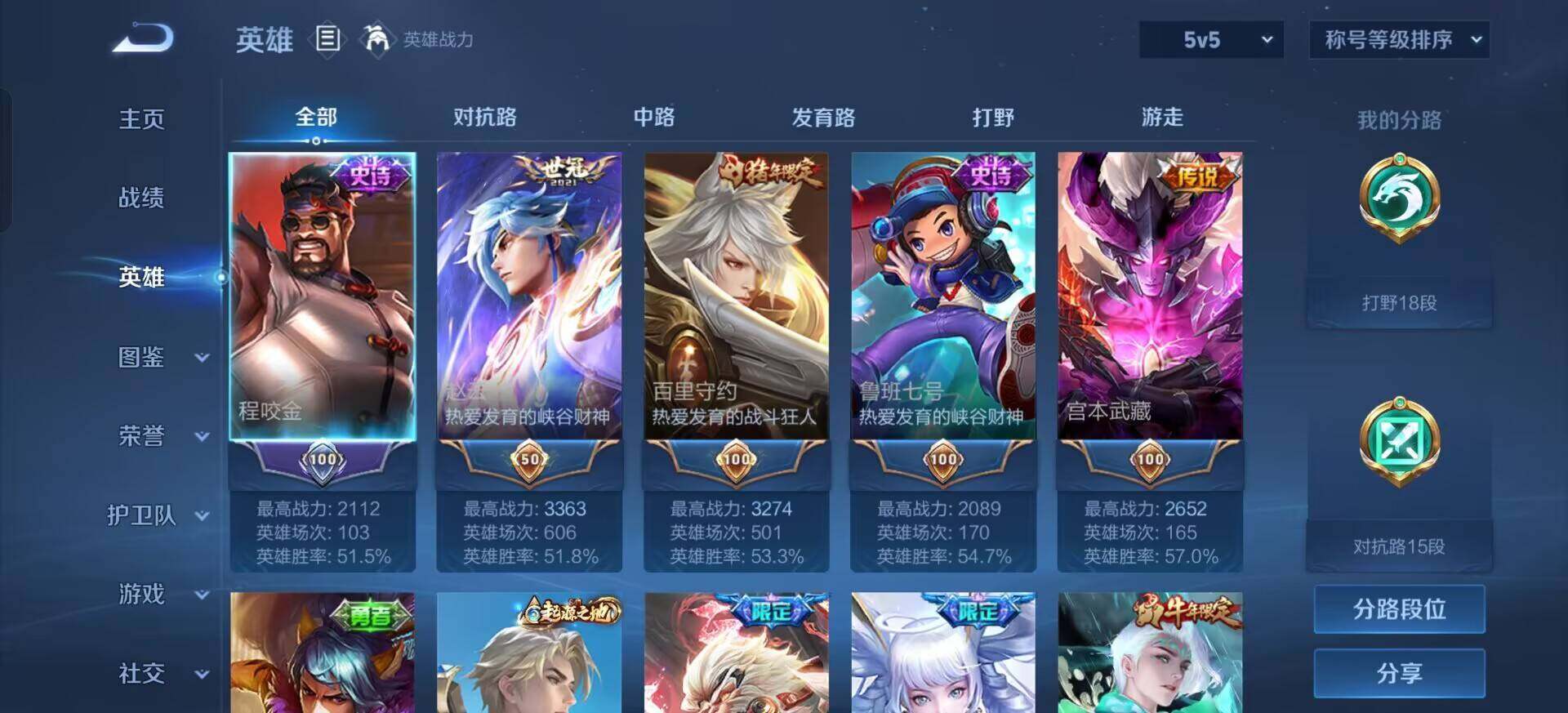 WZQM3393404王者荣耀账号详情图6