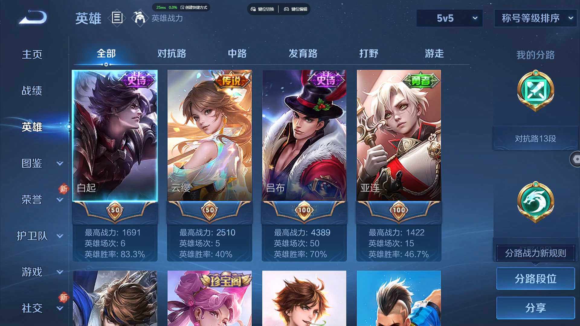 WZBSY3450890王者荣耀账号详情图4