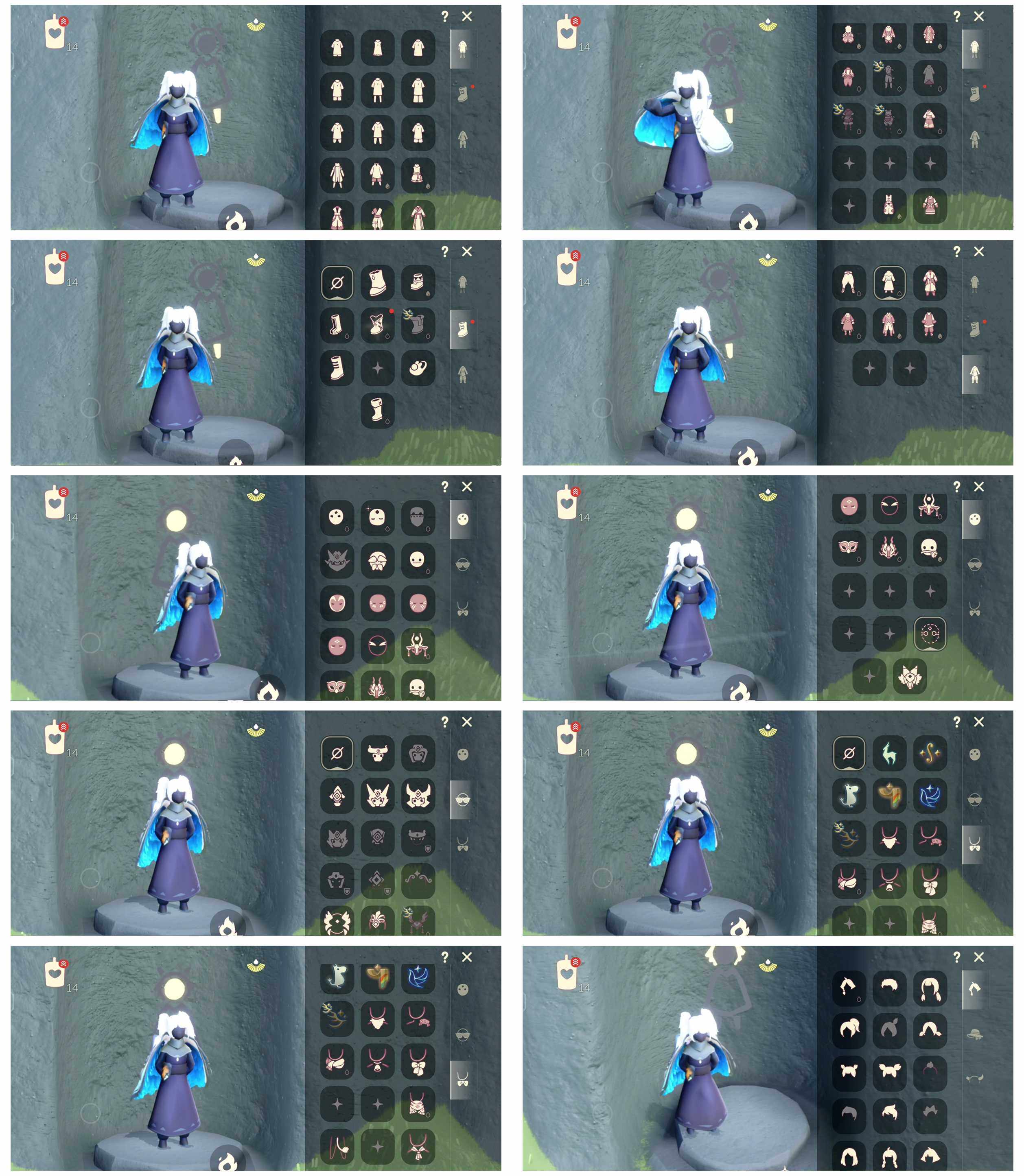 光遇账号vivo渠道服5季11翼白雪斗篷兔年套装虚荣蓝色音乐会黑脸矮人面具详情看图
资源：蜡烛 14   爱心8    红烛 13  翼11
已毕业地图：晨岛  雨林   霞谷  
毕业季节： 九色鹿季  彩染季  青鸟