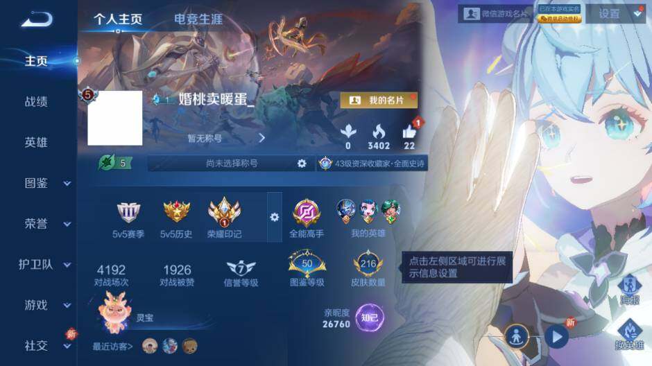 WZLX3393186王者荣耀账号详情图5