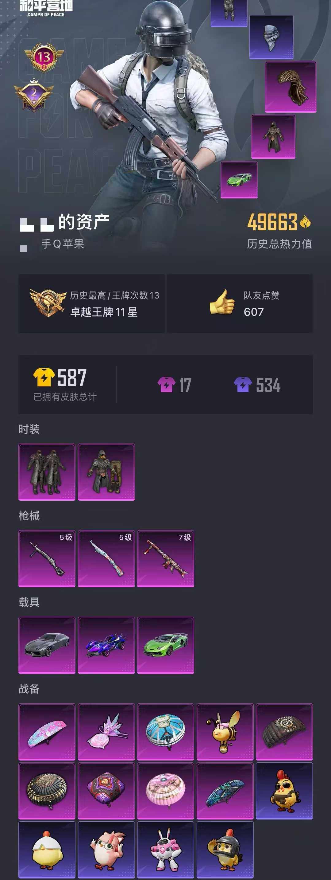 HPQM3405135和平精英账号详情图5 HPQM3405135和平精英账号详情图5