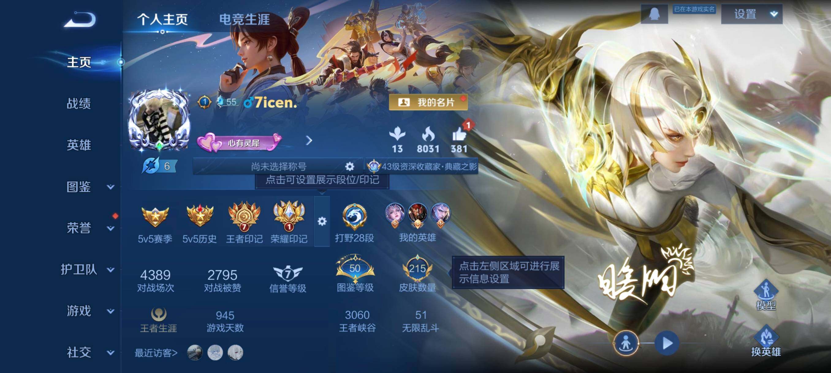 WZCMW3396962王者荣耀账号详情图3