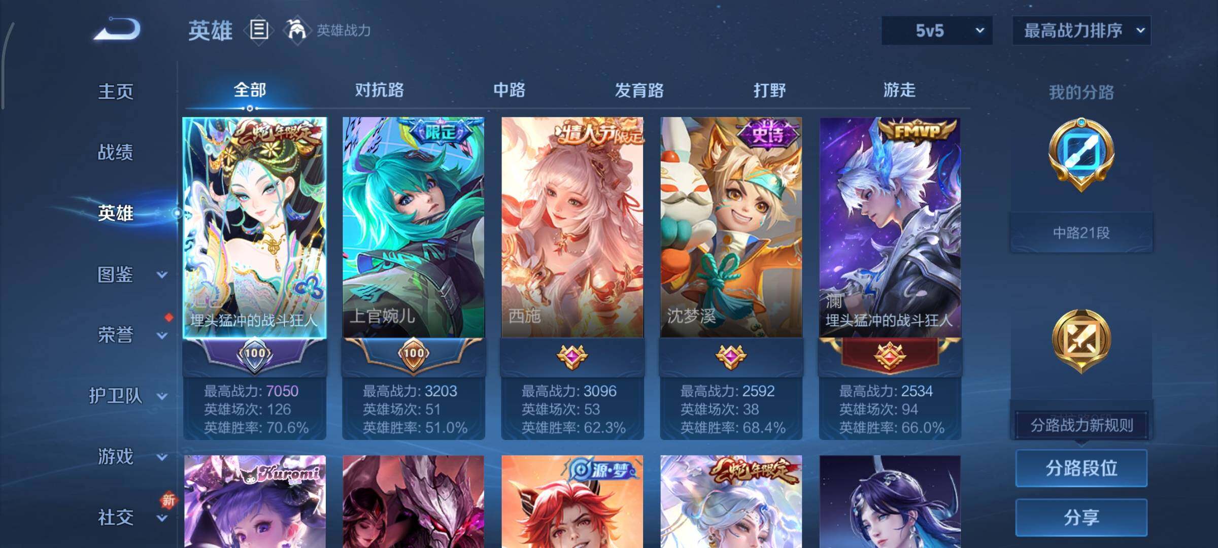 WZCMY3395094王者荣耀账号详情图3