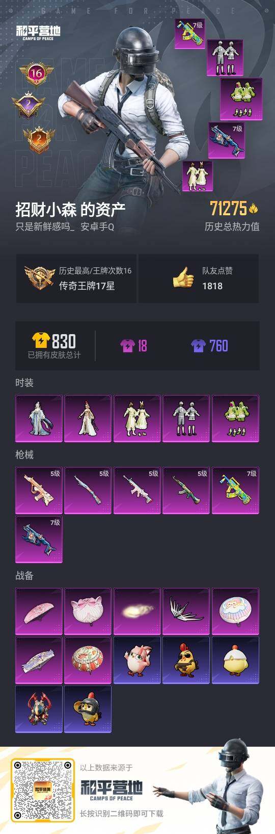 HPLE3403182和平精英账号详情图3 HPLE3403182和平精英账号详情图3