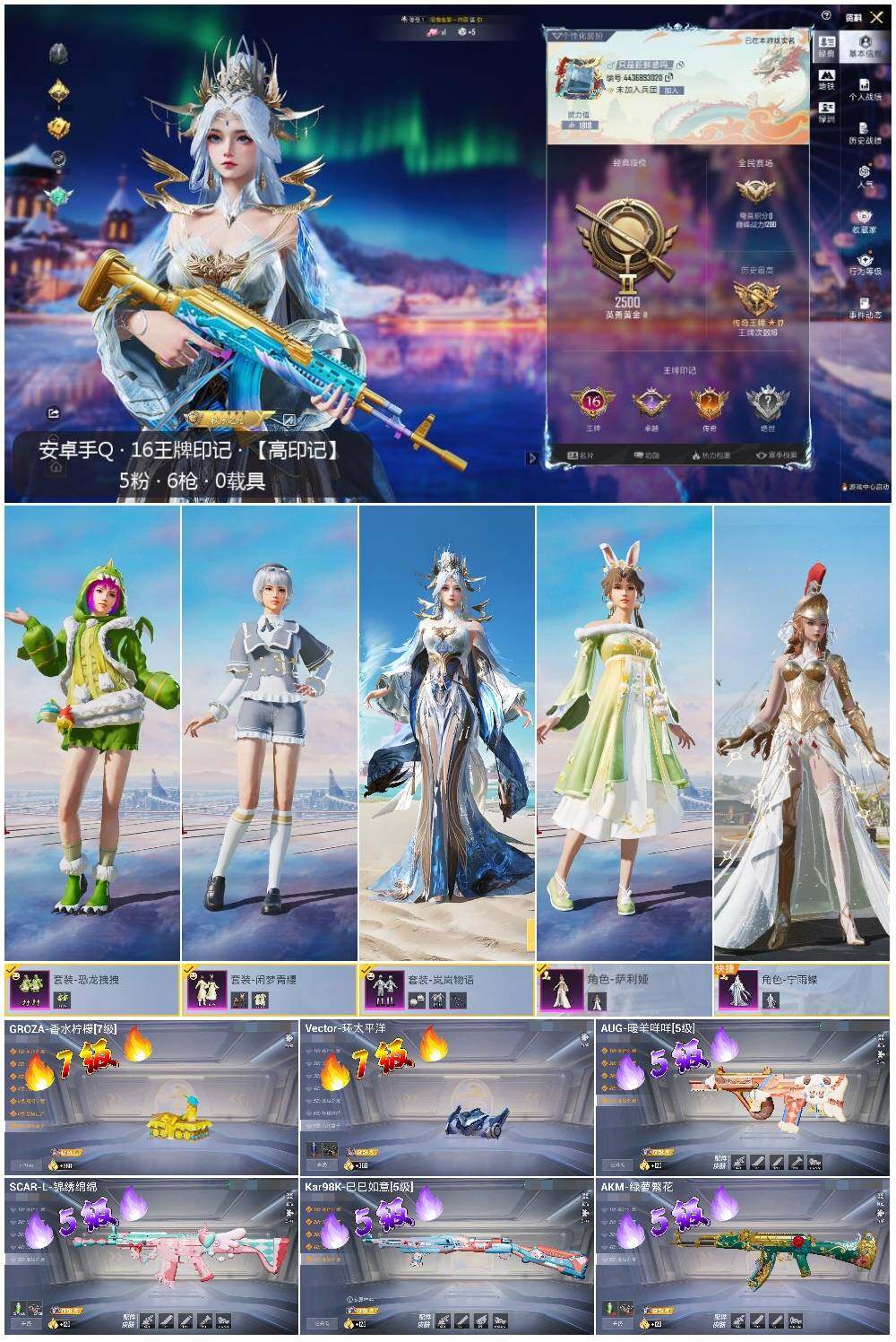 HPLE3403182和平精英账号详情图2 HPLE3403182和平精英账号详情图2