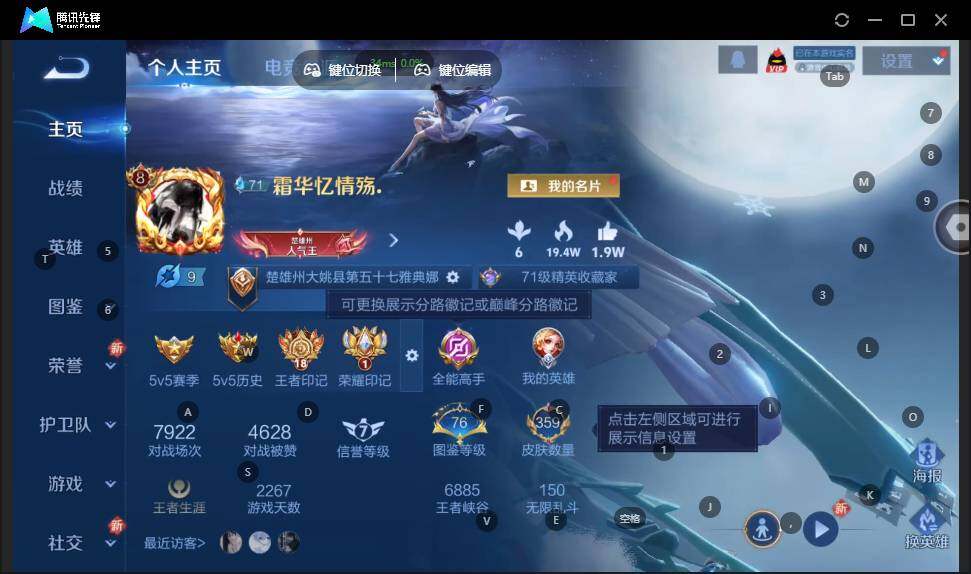 WZLX3399559王者荣耀账号详情图8