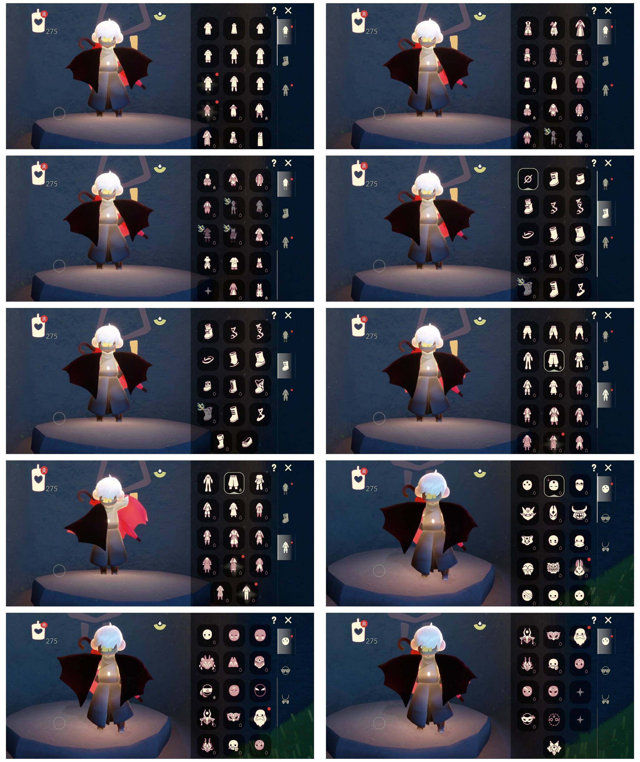 光遇账号安卓官服武士裤巫师帽蝙蝠套装青衫落拓礼包周年线框斗篷牛仔帽资源：蜡烛276 爱心14 红烛1 翼12
已毕业地图：晨岛 云野 雨林 霞谷 暮土 禁阁
毕业季节：夜行季 拾光季 归巢季 九色鹿季 筑巢季 二重