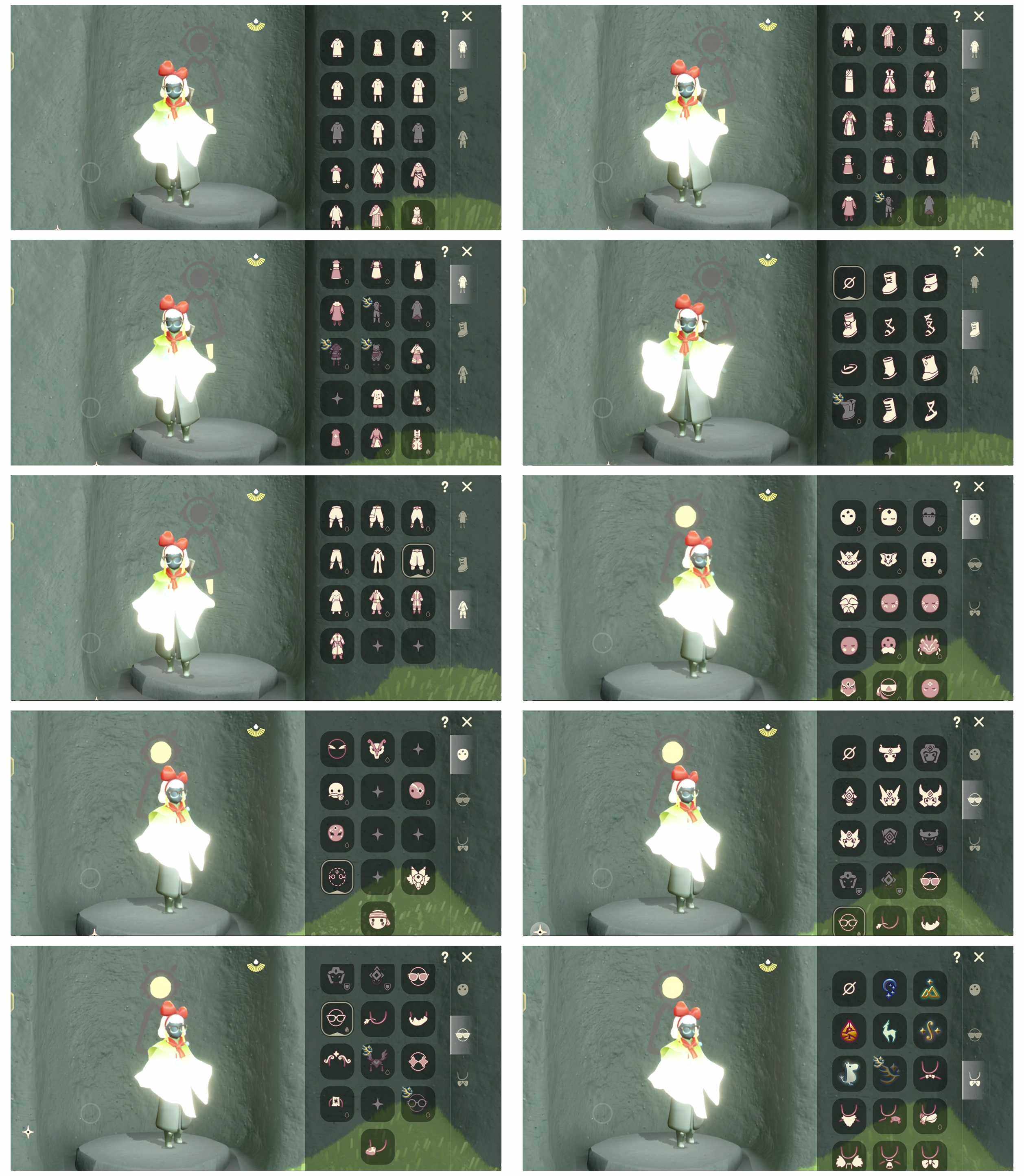 光遇账号vivo渠道服6季12翼青衫落拓武士裤小王子斗篷欧若拉之翼盲僧眼罩星月头冠樱花头详情看图价格可谈
资源：蜡烛152    爱心1      翼12
已毕业地图：晨岛  雨林  霞谷  墓土
毕业季节：拾光季  归