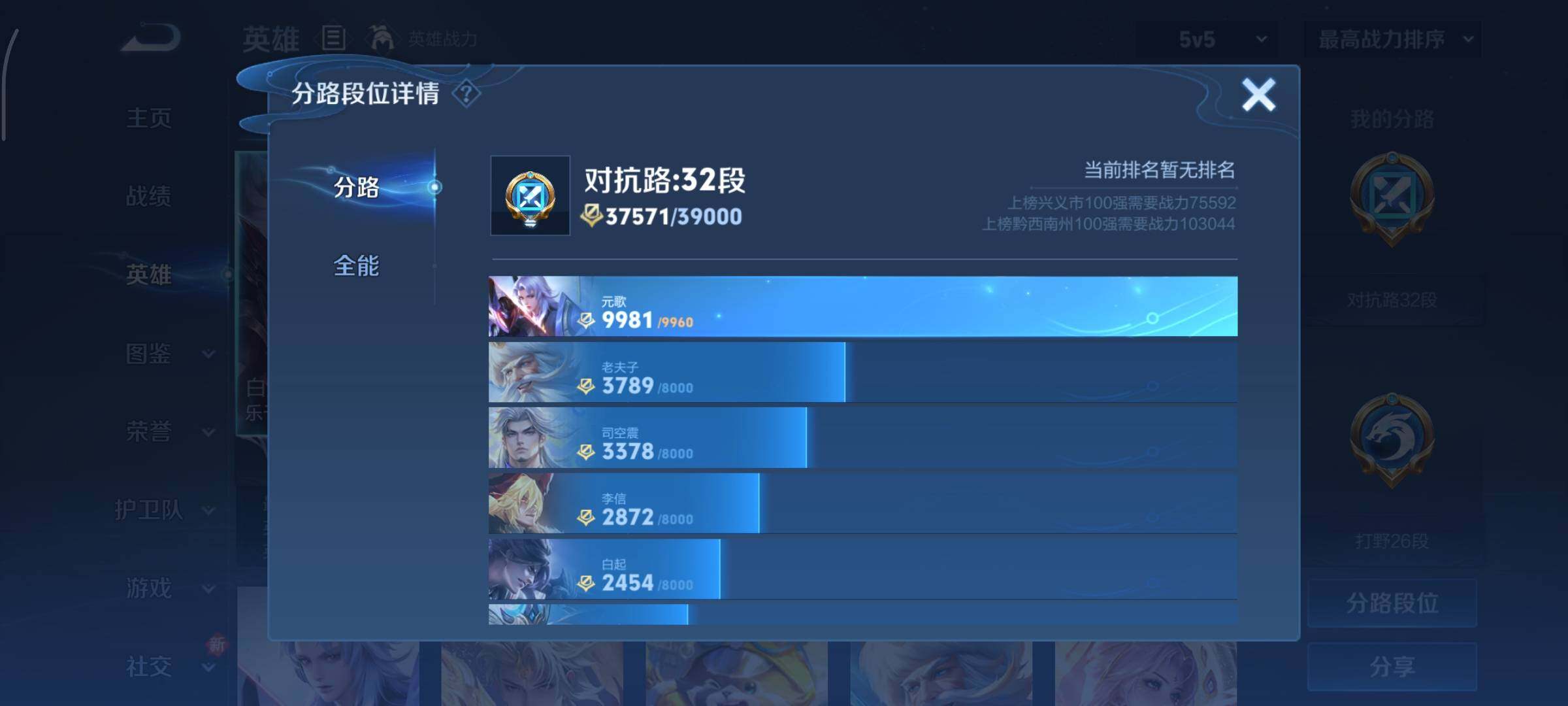 WZCMY3394916王者荣耀账号详情图4 WZCMY3394916王者荣耀账号详情图4