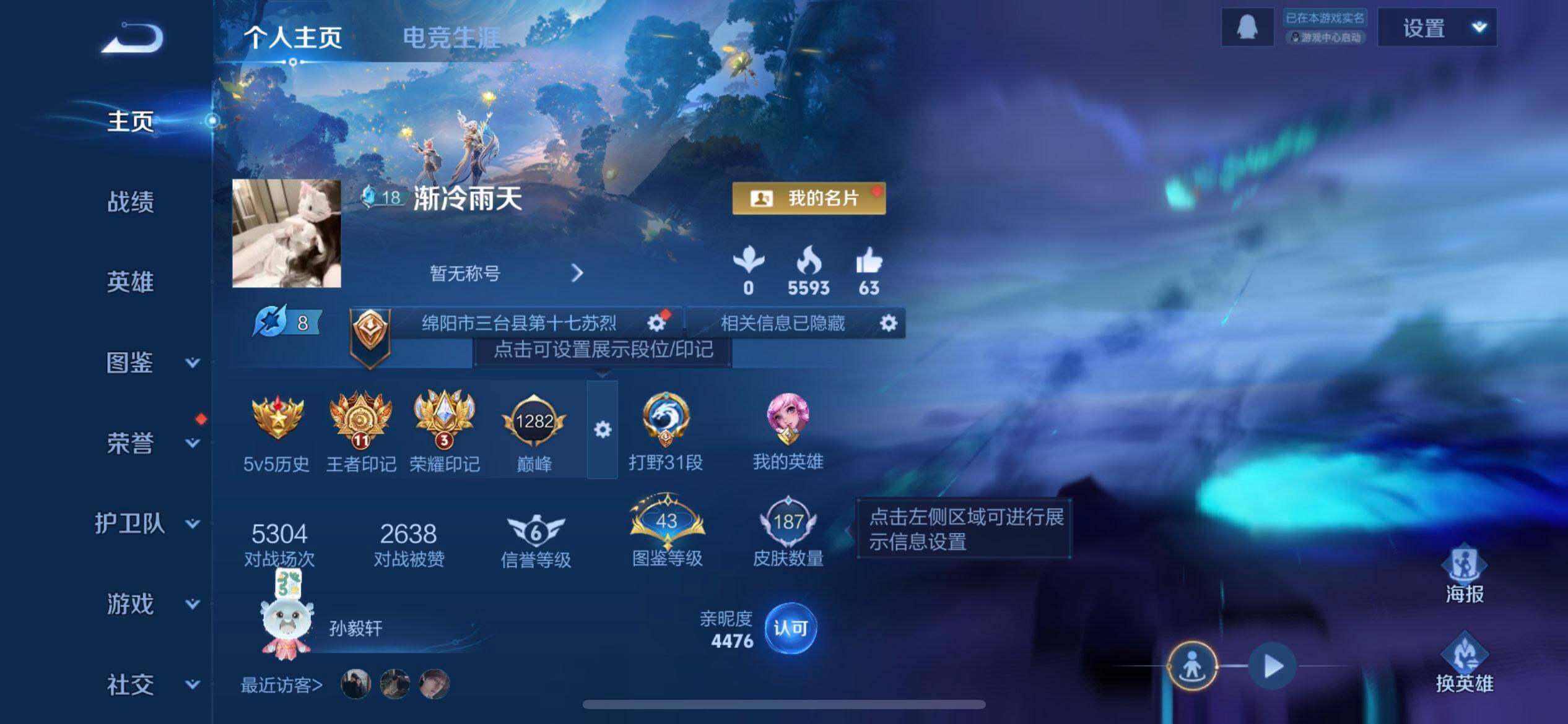 WZQM3395158王者荣耀账号详情图3