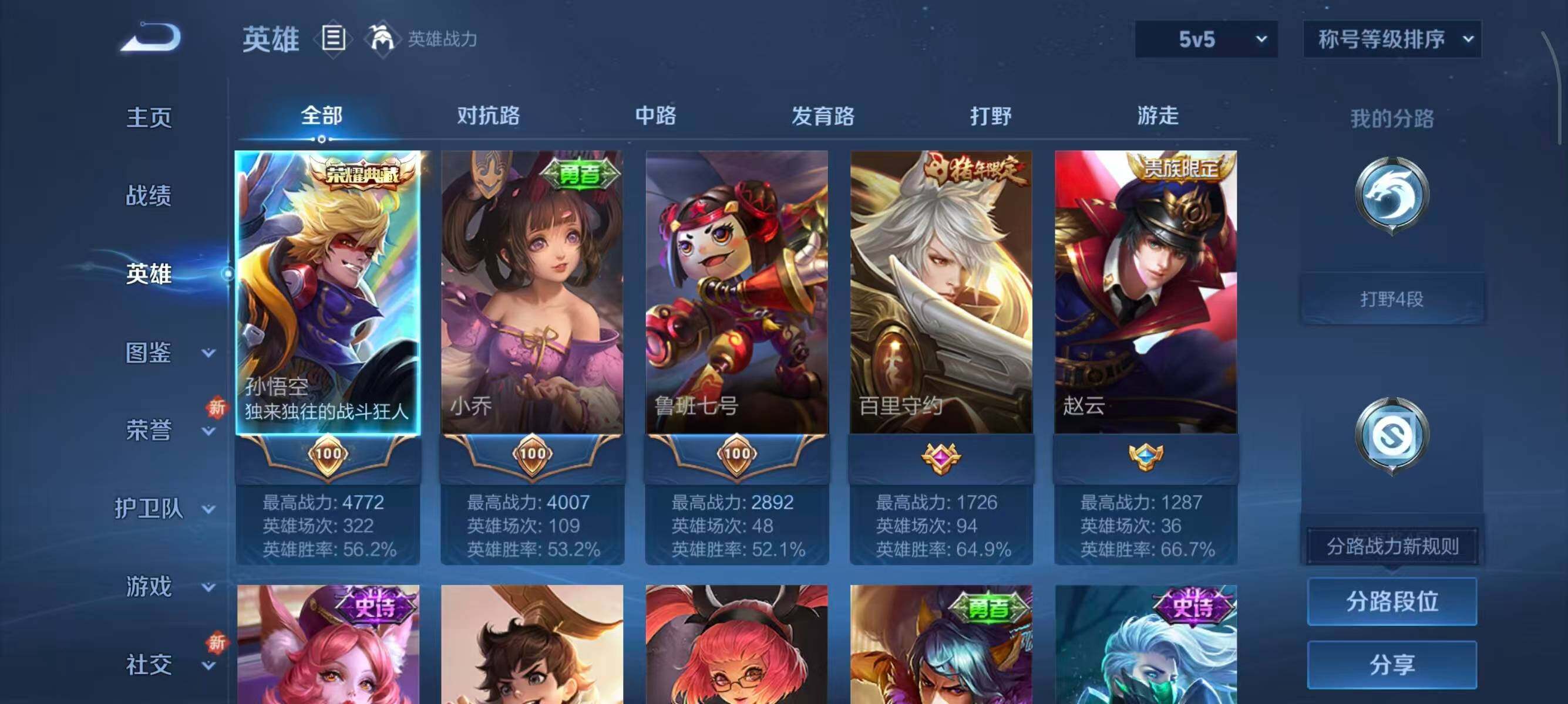 WZCMW414685王者荣耀账号详情图4