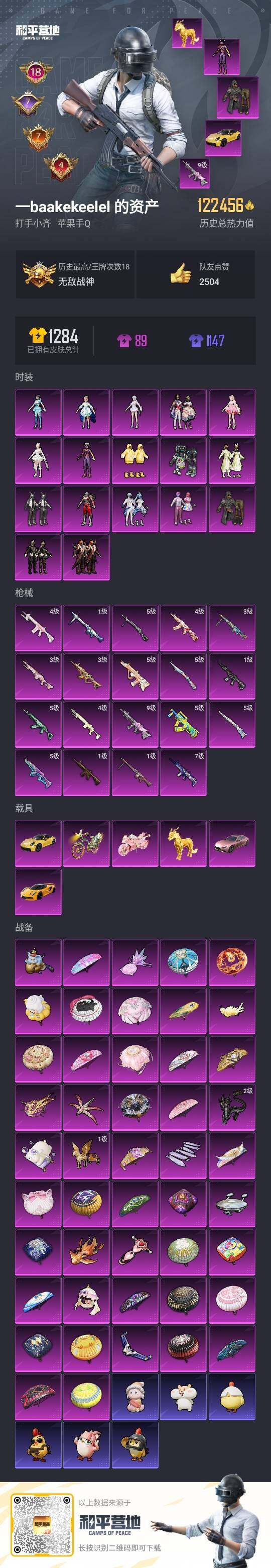 HPCMW3418460和平精英账号详情图3 HPCMW3418460和平精英账号详情图3