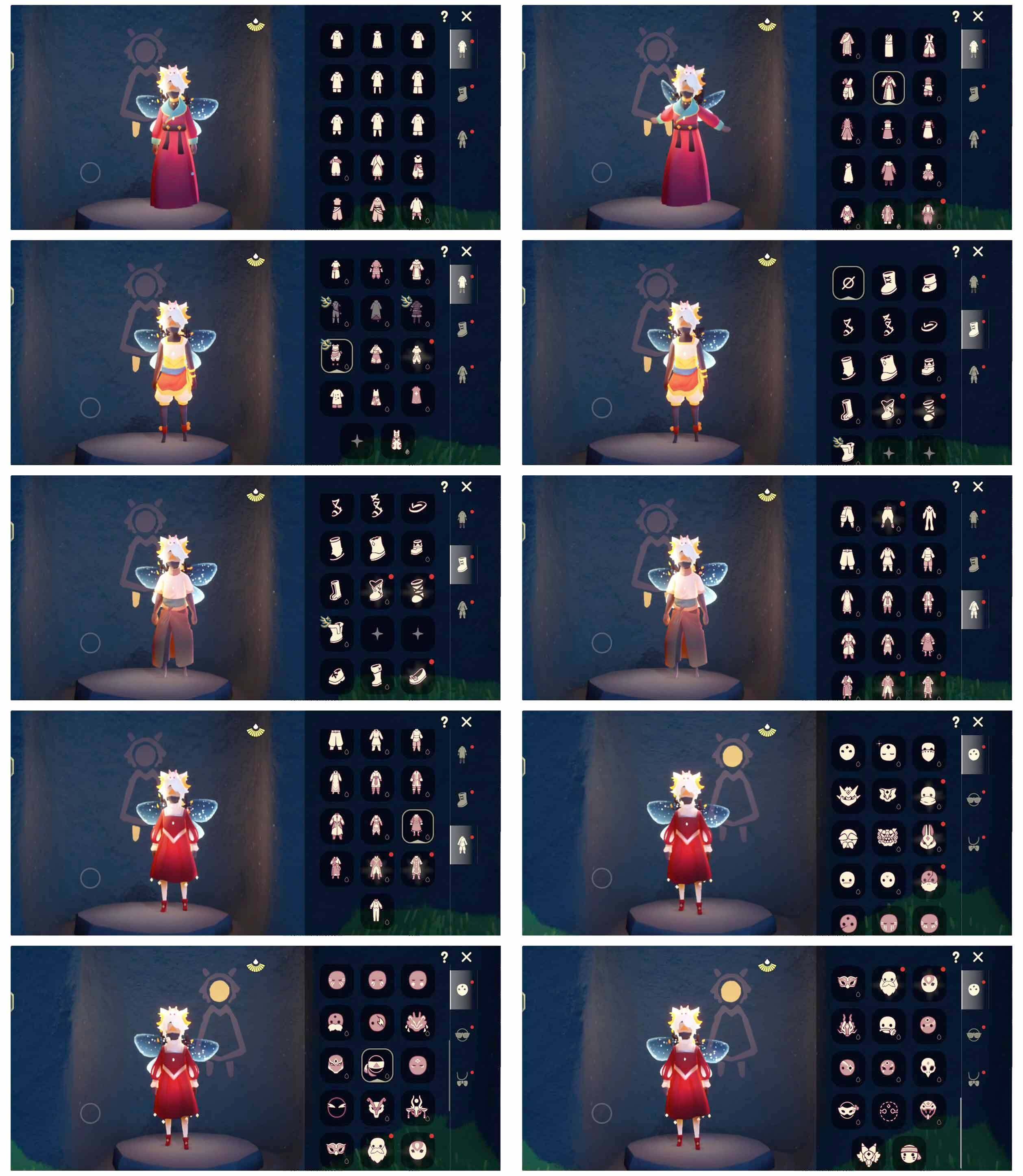 光遇账号vivo渠道服13季10翼巫师帽蝙蝠套星月头冠妮妮长裙青衫落拓蝙蝠套欧若拉之翼透明蝶翼详情看图，价格可刀
资源：蜡烛    340爱心 23   红烛 70  翼10
已毕业地图：全图毕业
毕业季节： 欧若拉季 