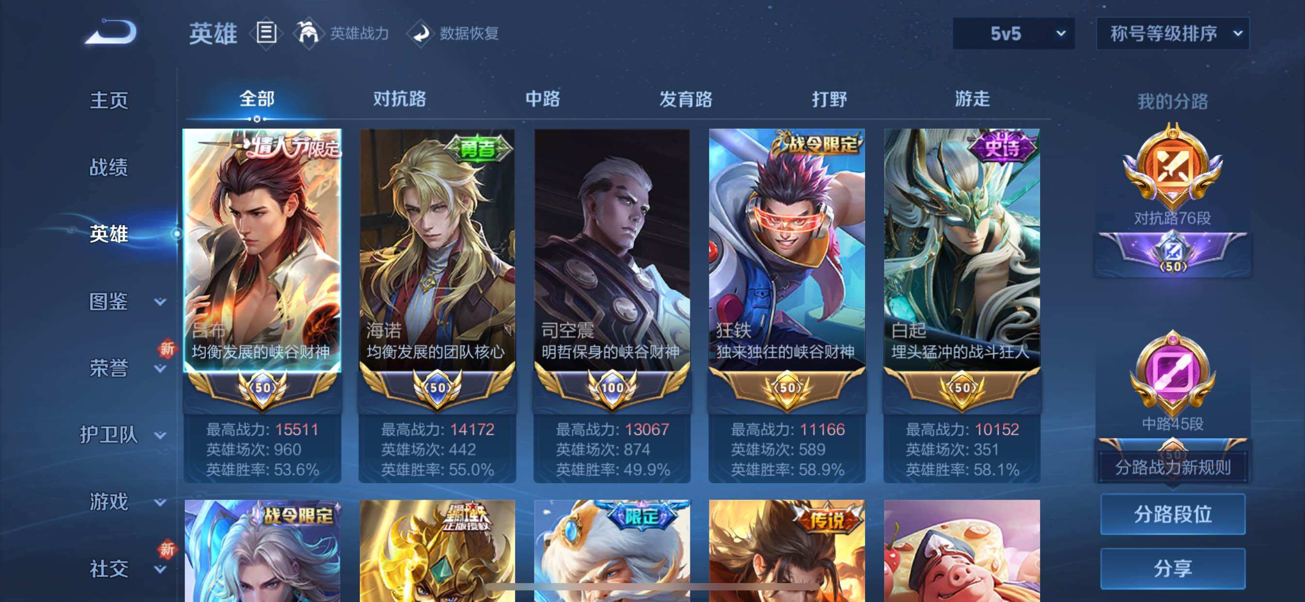 WZCMY3396641王者荣耀账号详情图3