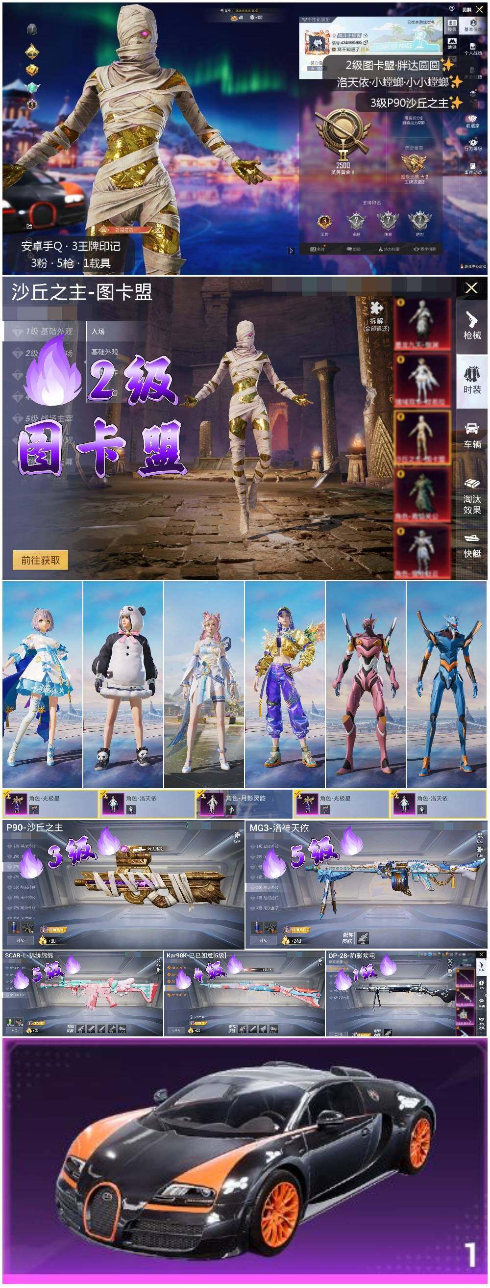 HPLX3404958和平精英账号详情图2 HPLX3404958和平精英账号详情图2