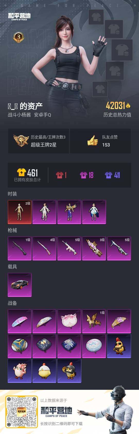 HPLX3404958和平精英账号详情图3 HPLX3404958和平精英账号详情图3