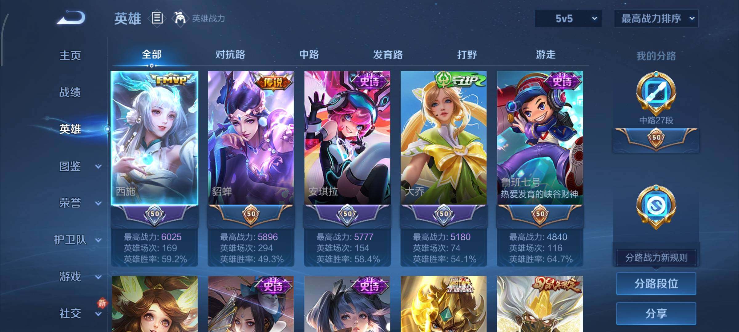 WZCMY3397426王者荣耀账号详情图3