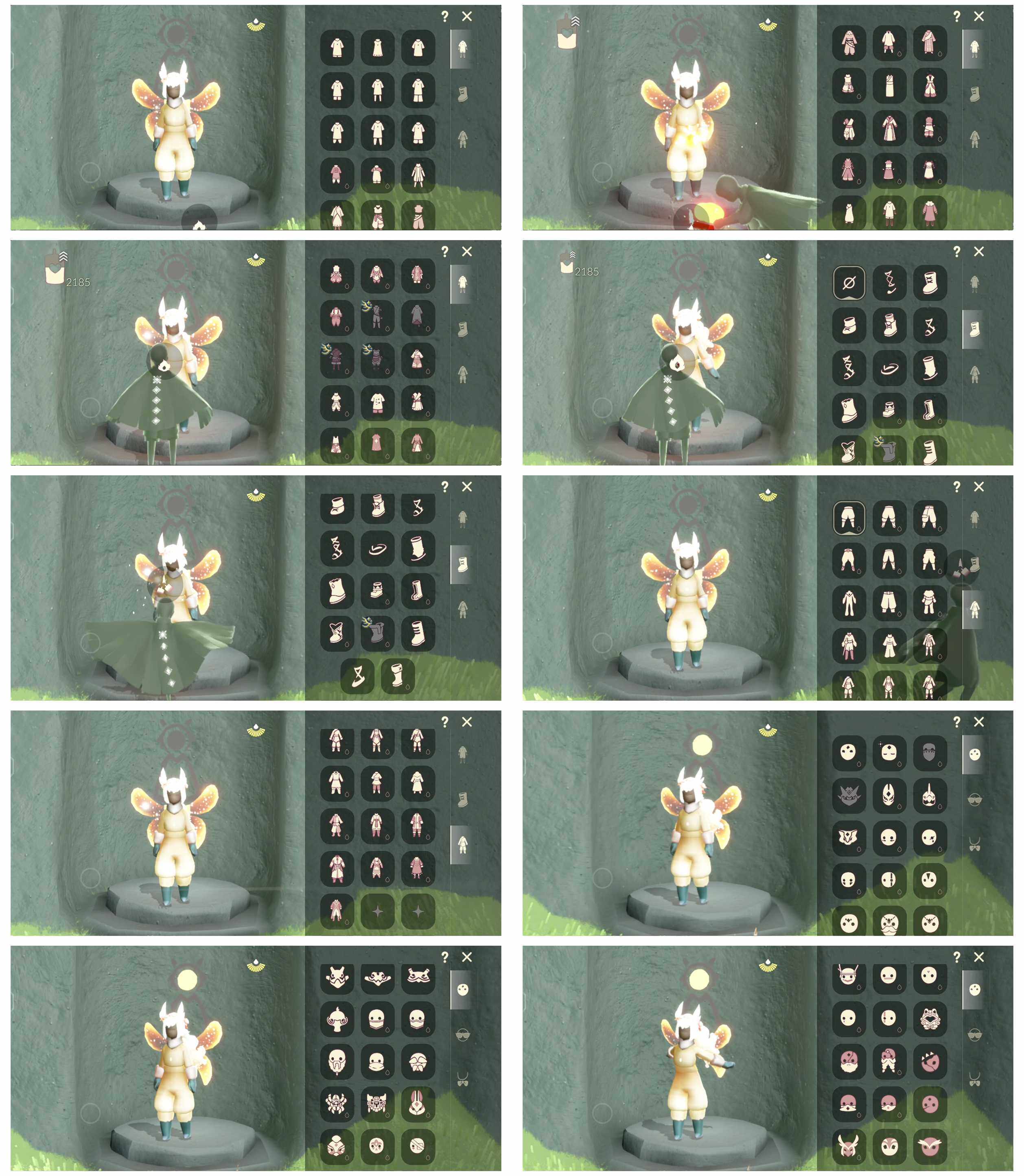 光遇账号vivo渠道服15季11翼巫师帽蝙蝠套装小王子斗篷欧若拉之翼瑞雪斗篷欧若拉之声秋千黄鼠狼面具樱花头详情看图
资源：蜡烛2185    爱心 93   红烛 209  翼11
已毕业地图：晨岛  雨林  霞谷  禁