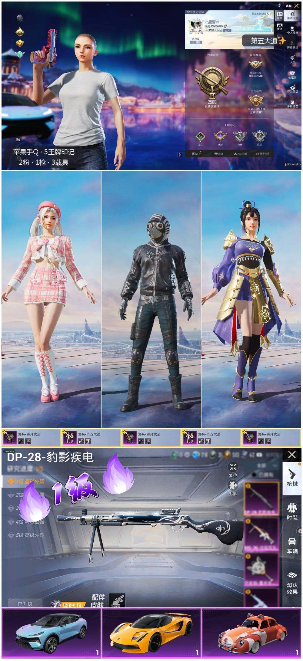 HPLE3408337和平精英账号详情图2 HPLE3408337和平精英账号详情图2