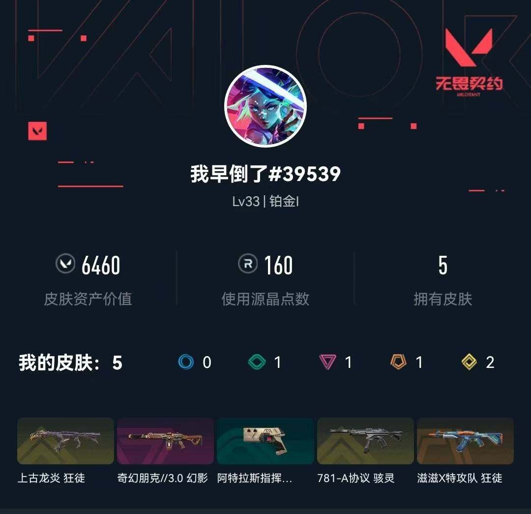 WWQQM327385无畏契约账号详情图5 WWQQM327385无畏契约账号详情图5