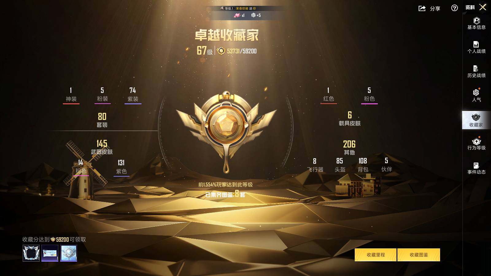 HPLX3406356和平精英账号详情图5 HPLX3406356和平精英账号详情图5