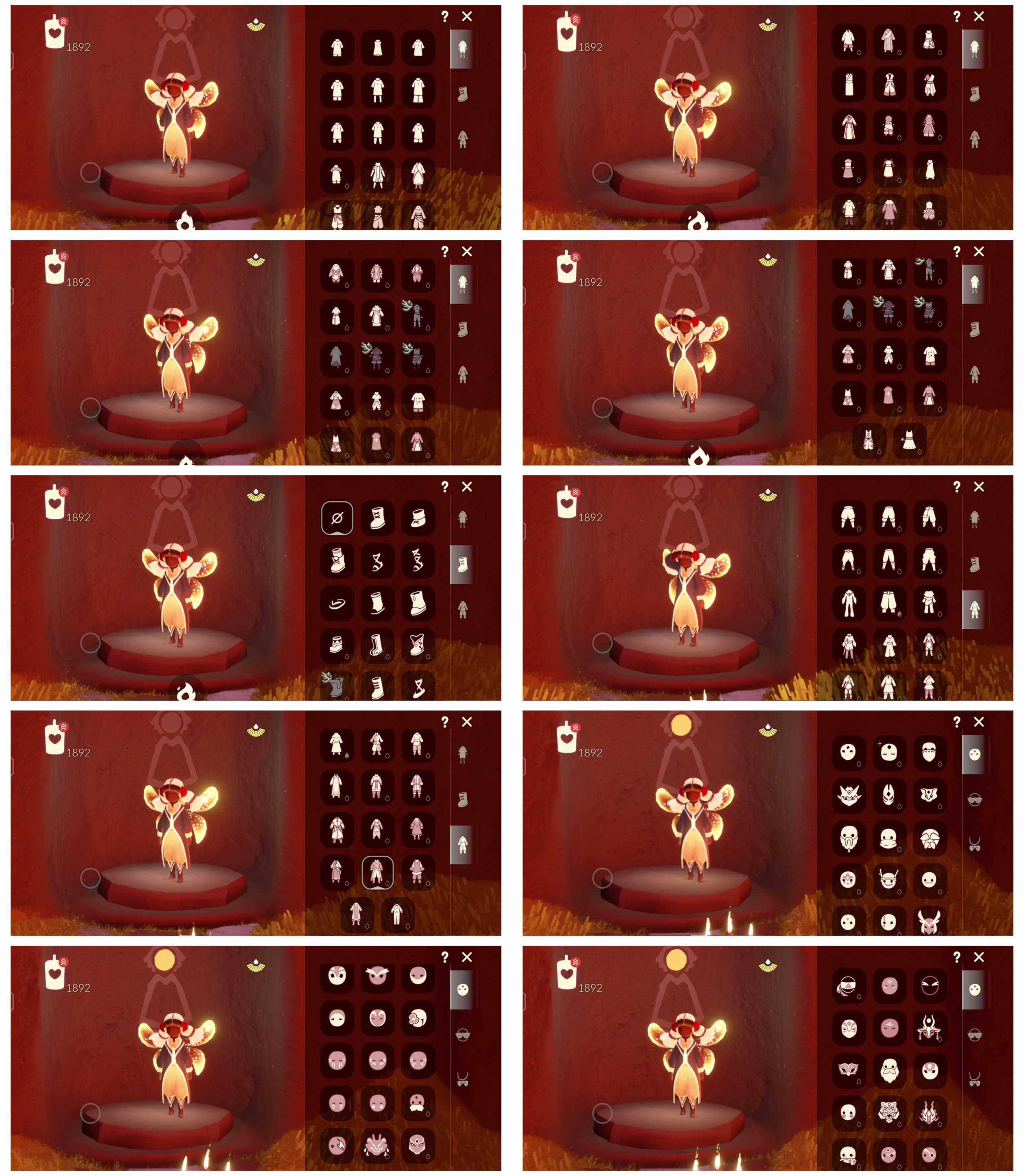 光遇账号vivo渠道服18季10翼透明蝶翼圣诞鹿角欧若拉之翼莲花斗篷祥云雨伞兔年套装妮妮长裙盲僧眼罩
资源：蜡烛  1893  爱心 130   红烛  3  翼10
已毕业地图：全图毕业
毕业季节：表演季 破晓季  欧