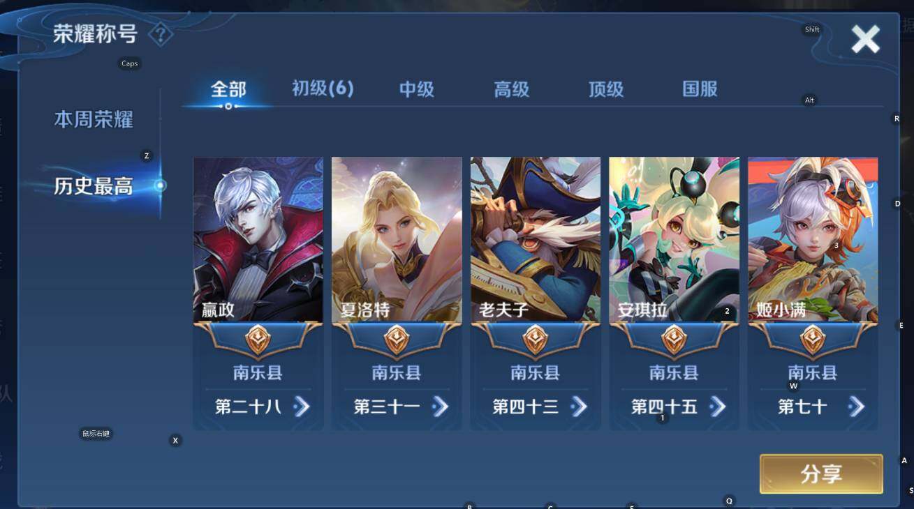 WZCMW3395729王者荣耀账号详情图10 WZCMW3395729王者荣耀账号详情图10