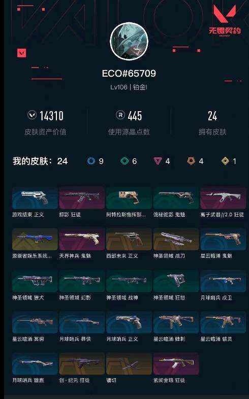 WWQXL326430无畏契约账号详情图4 WWQXL326430无畏契约账号详情图4