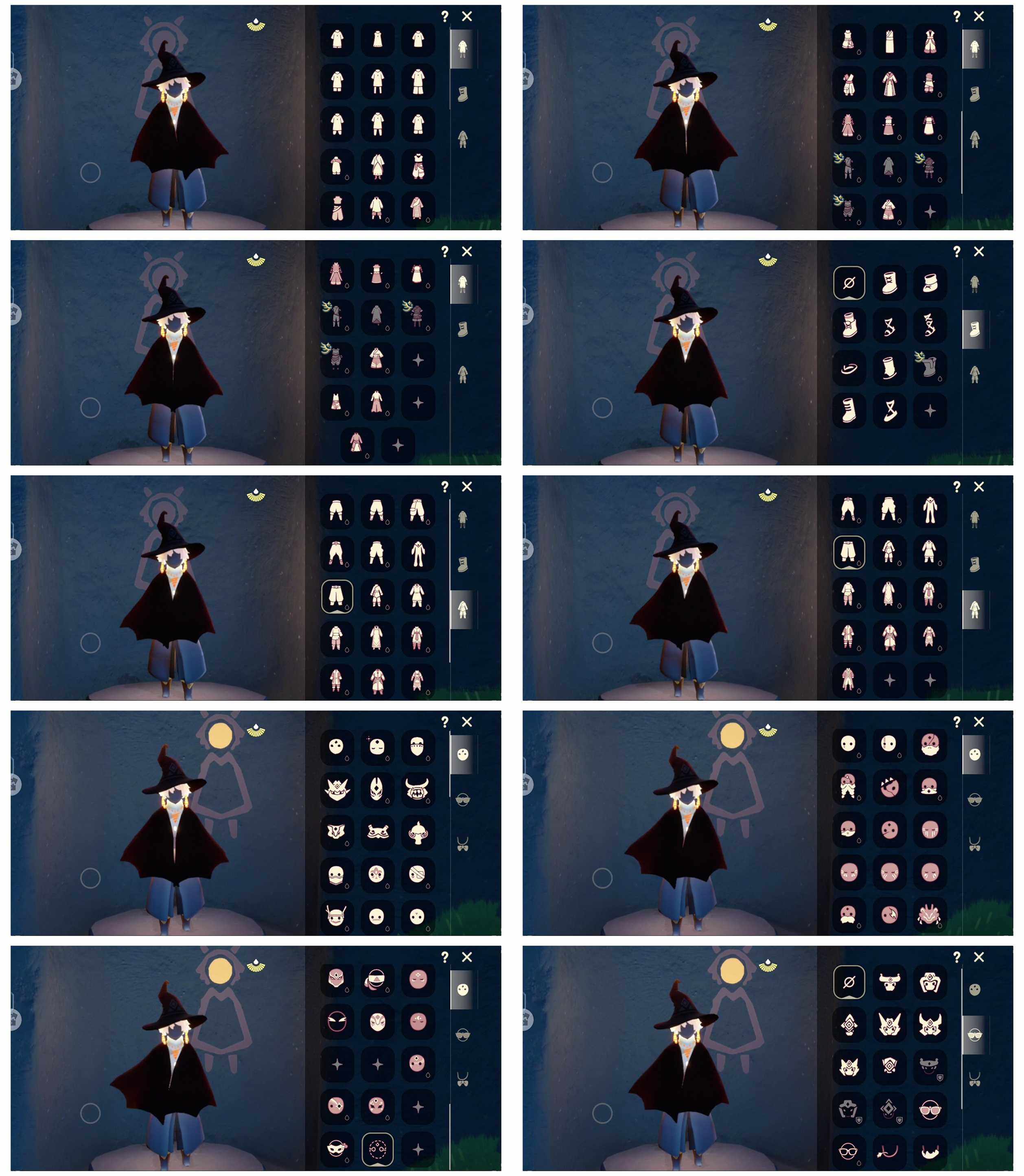 光遇账号华为渠道服11季11翼巫师帽蝙蝠套绊爱音韵吉他阔腿牛仔透明蝶翼武士裤
资源：蜡烛 1418 爱心 144 翼 11
已毕业地图：全图
毕业季节：集结季 潜海季 半破晓季 欧若拉季 追忆季 夜行季 拾光季 归巢