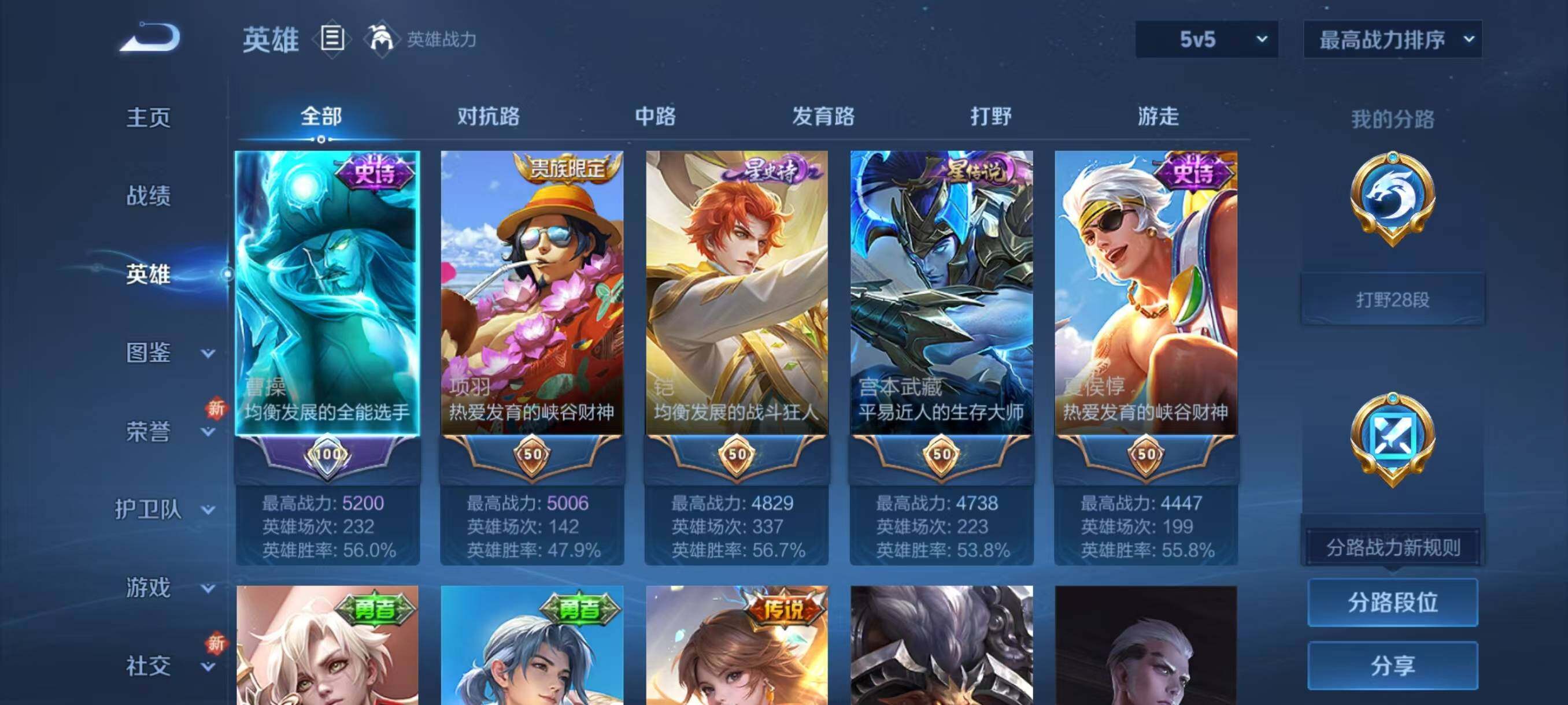 WZLX3396090王者荣耀账号详情图3