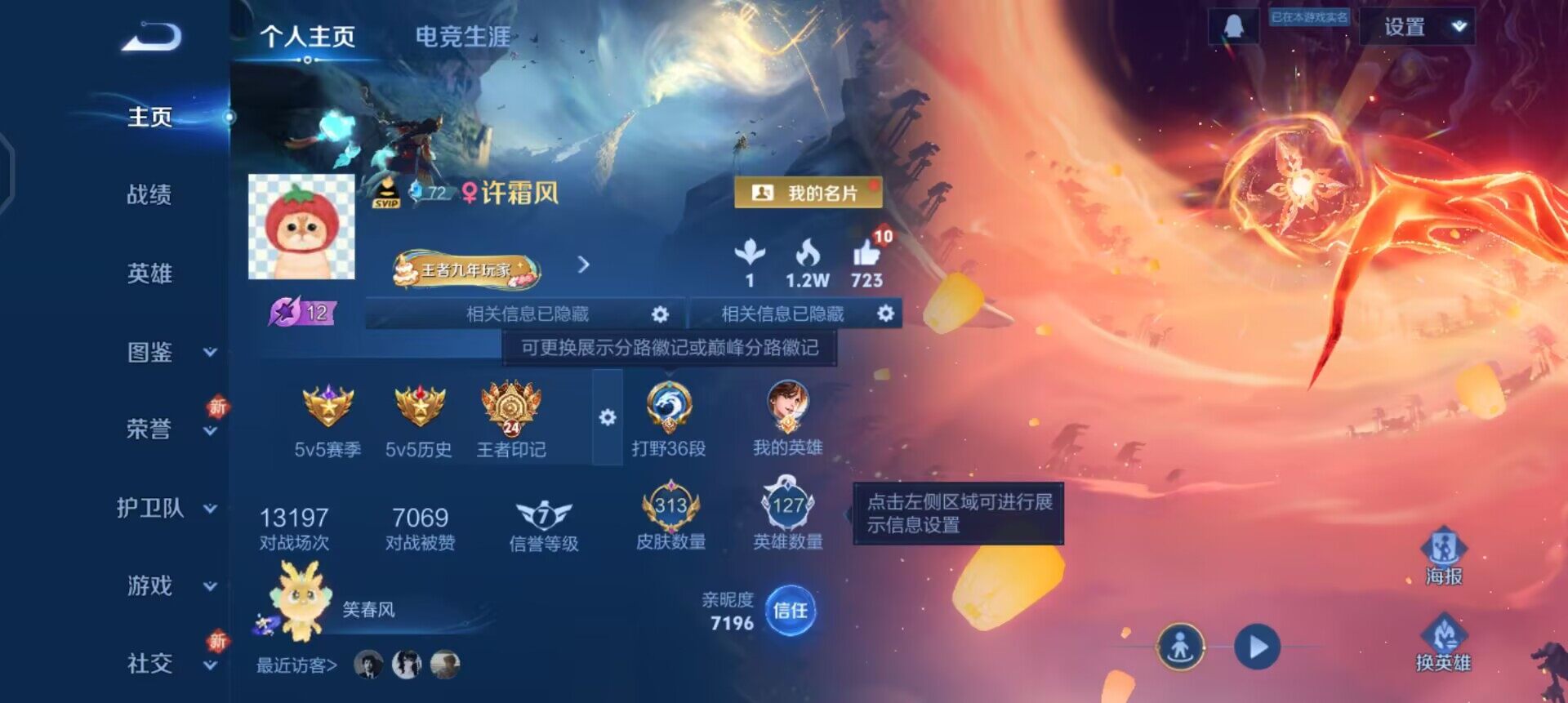 WZQM3398852王者荣耀账号详情图3