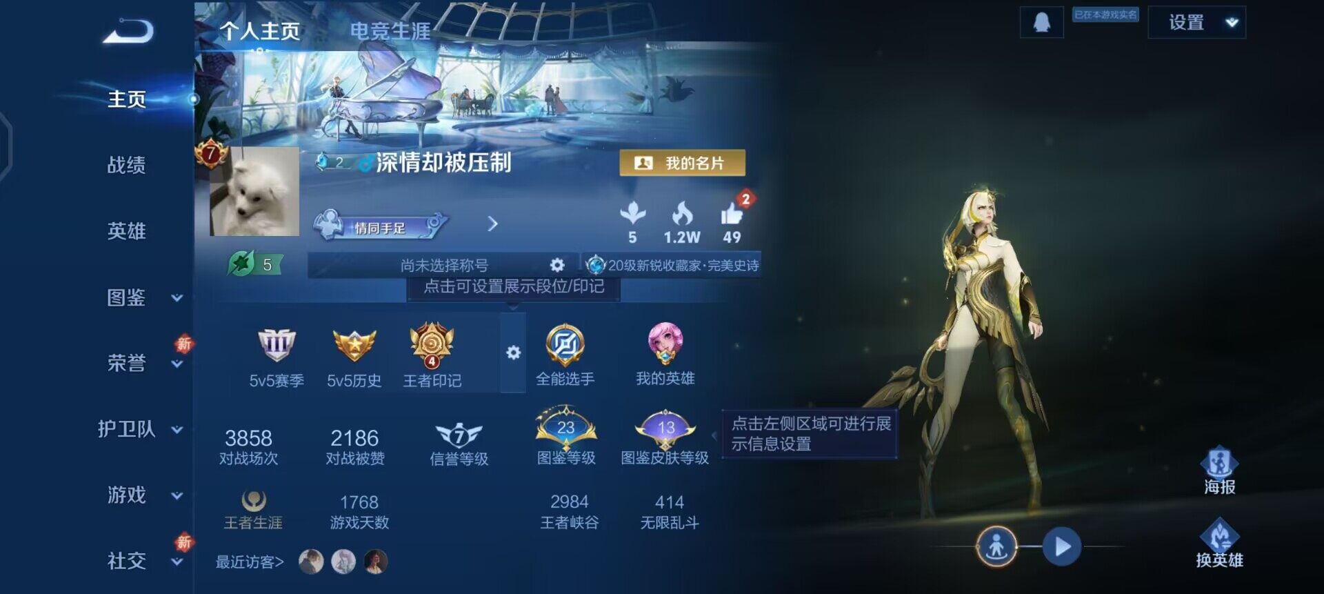 WZQM3397195王者荣耀账号详情图3