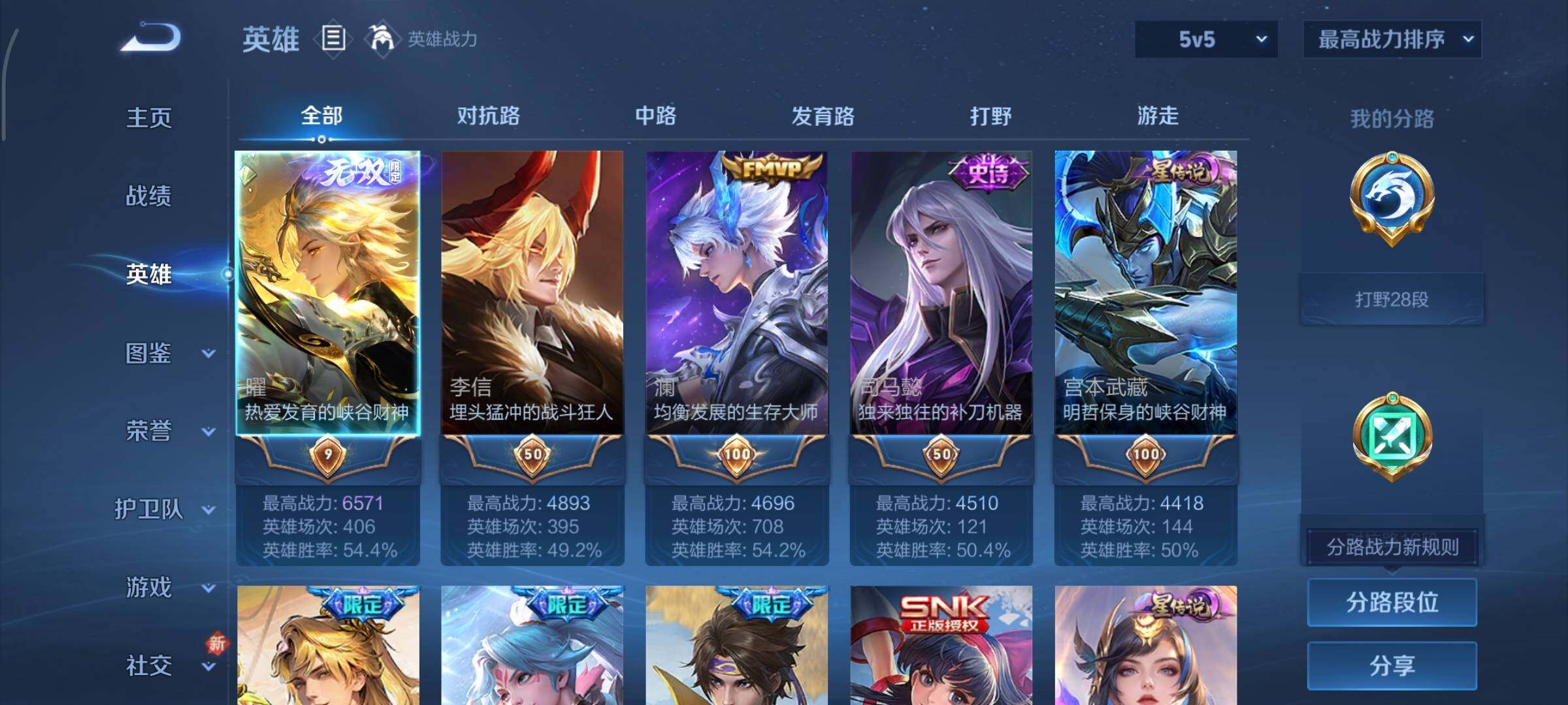 WZCMY3406452王者荣耀账号详情图3